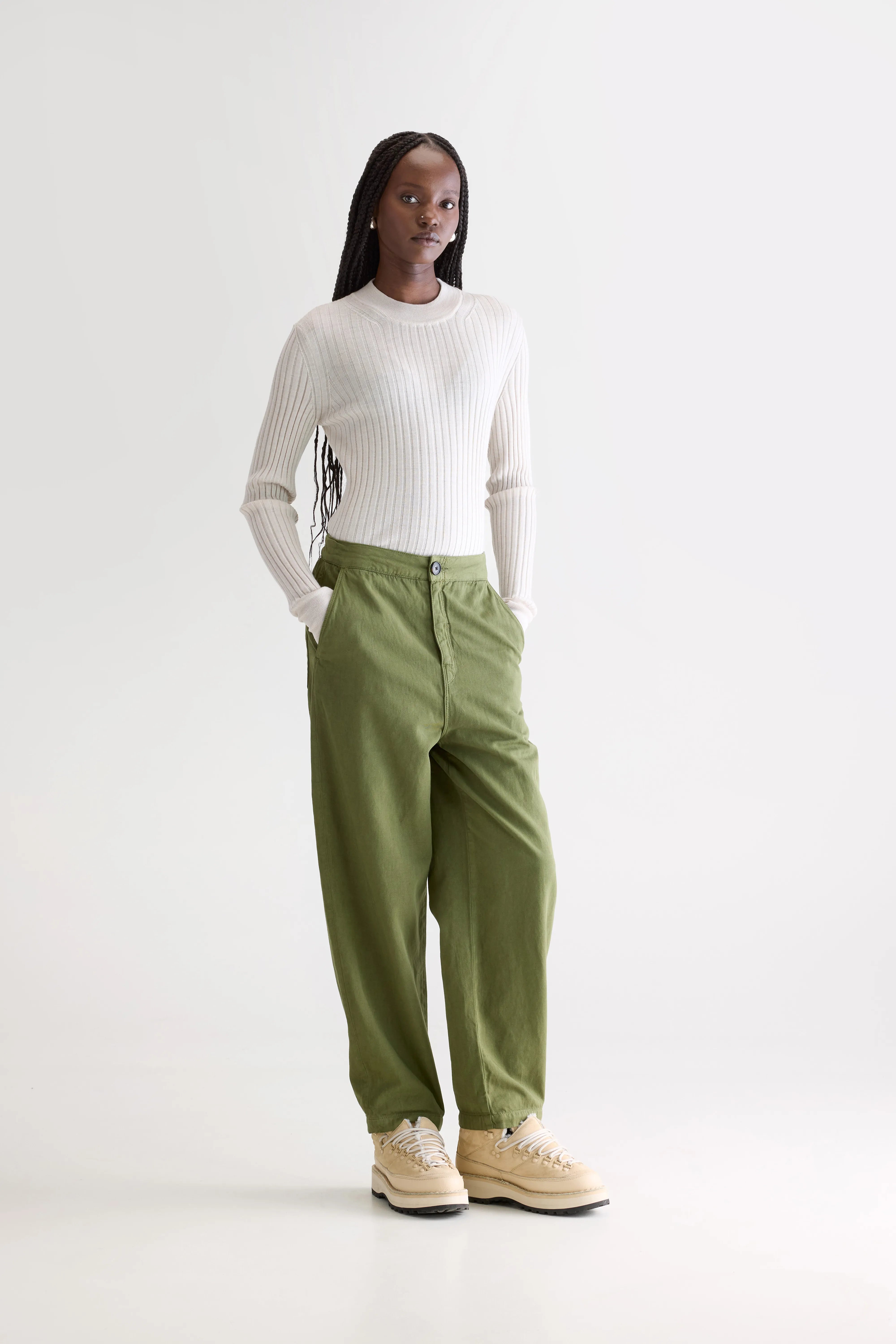 Pantalon Décontracté Pasop - Army Pour Femme | Bellerose