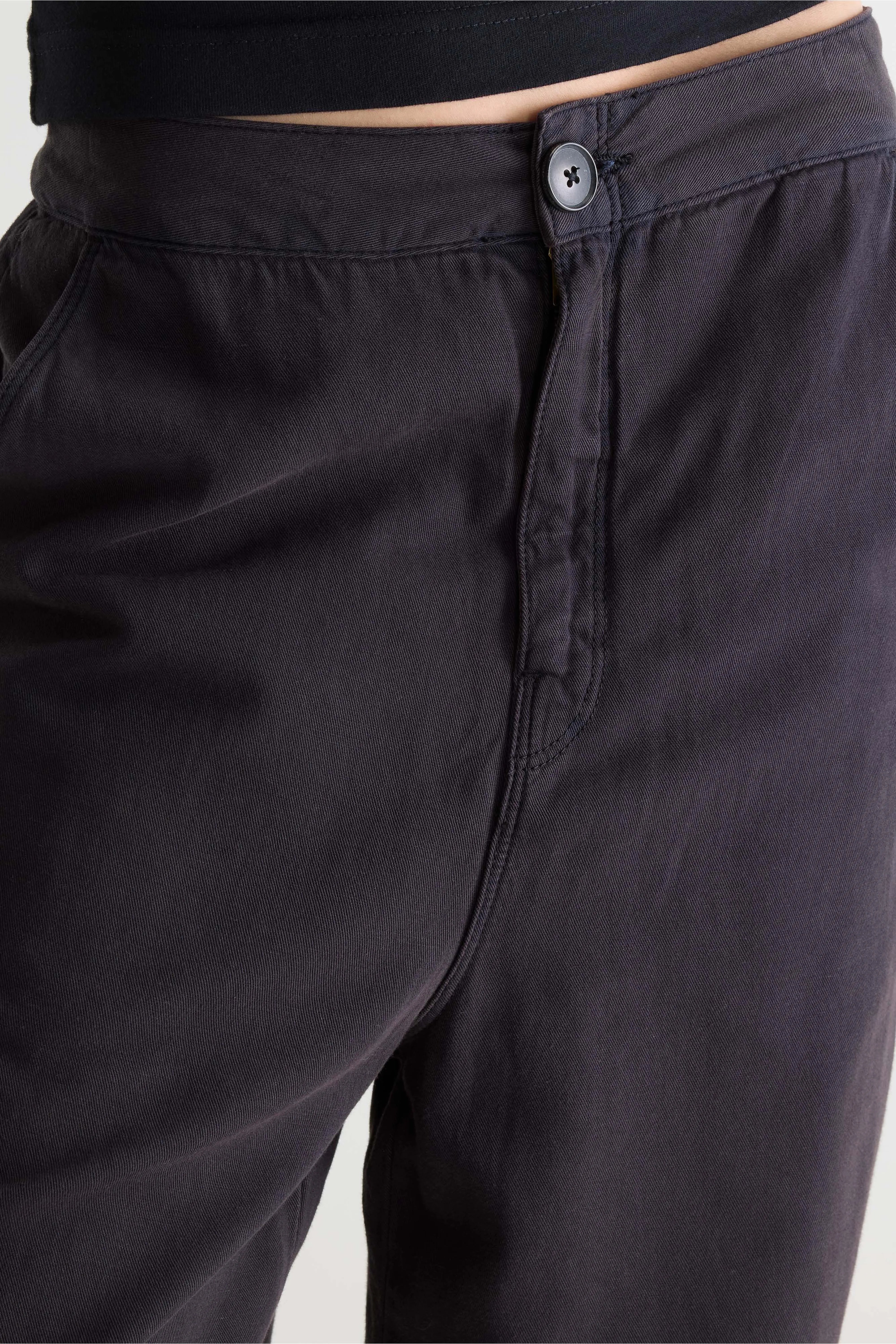 Pasop zwarte relaxte broek (252 / W / OFF BLACK)