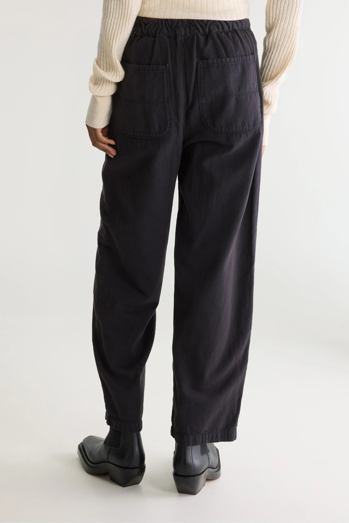 Pasop Relaxed Trousers - Off black For Women | Bellerose
