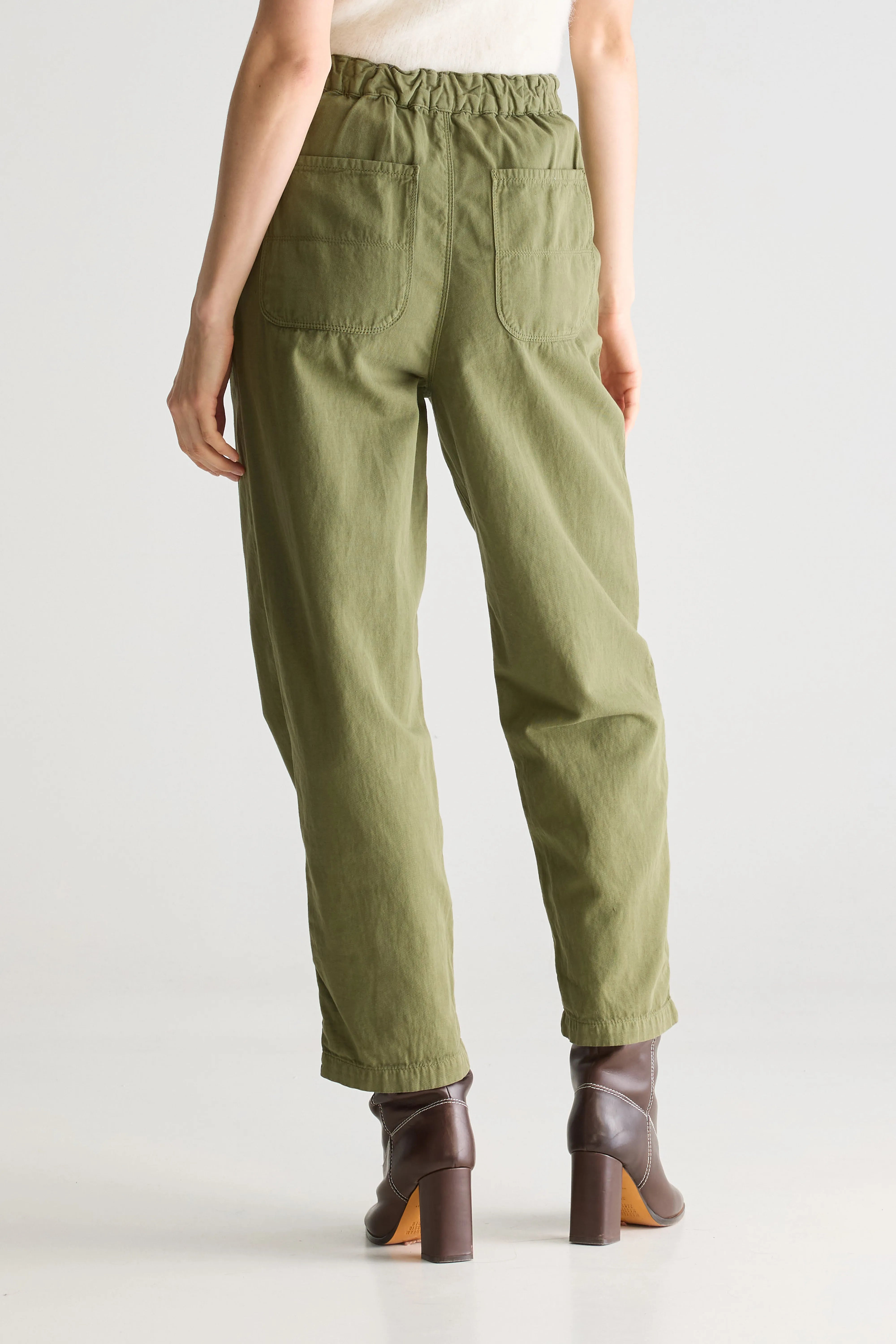 Pasop Relaxte Broek - Army Voor Dames | Bellerose