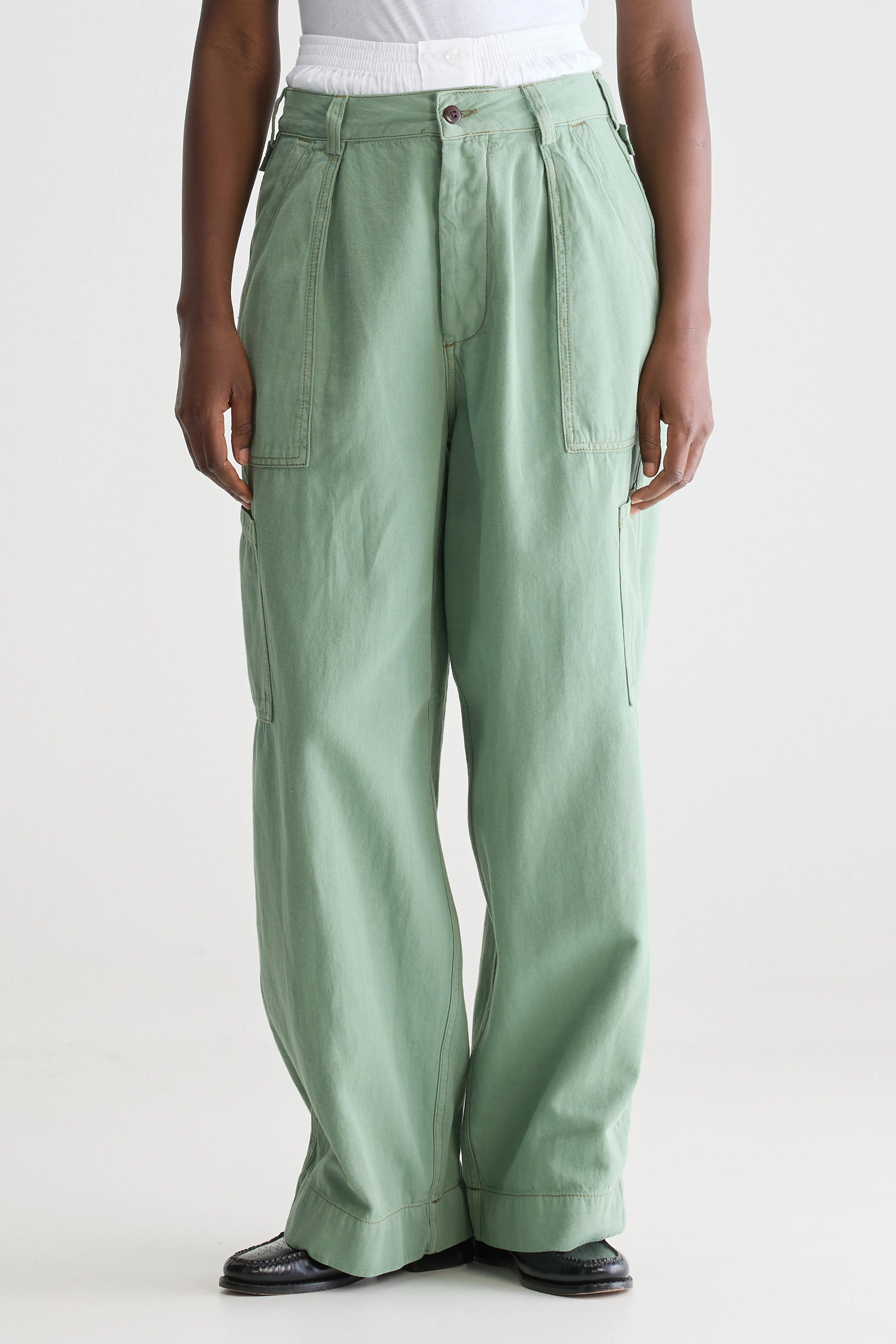 Pepin Cargo Broek - Eucalyptus Voor Dames | Bellerose