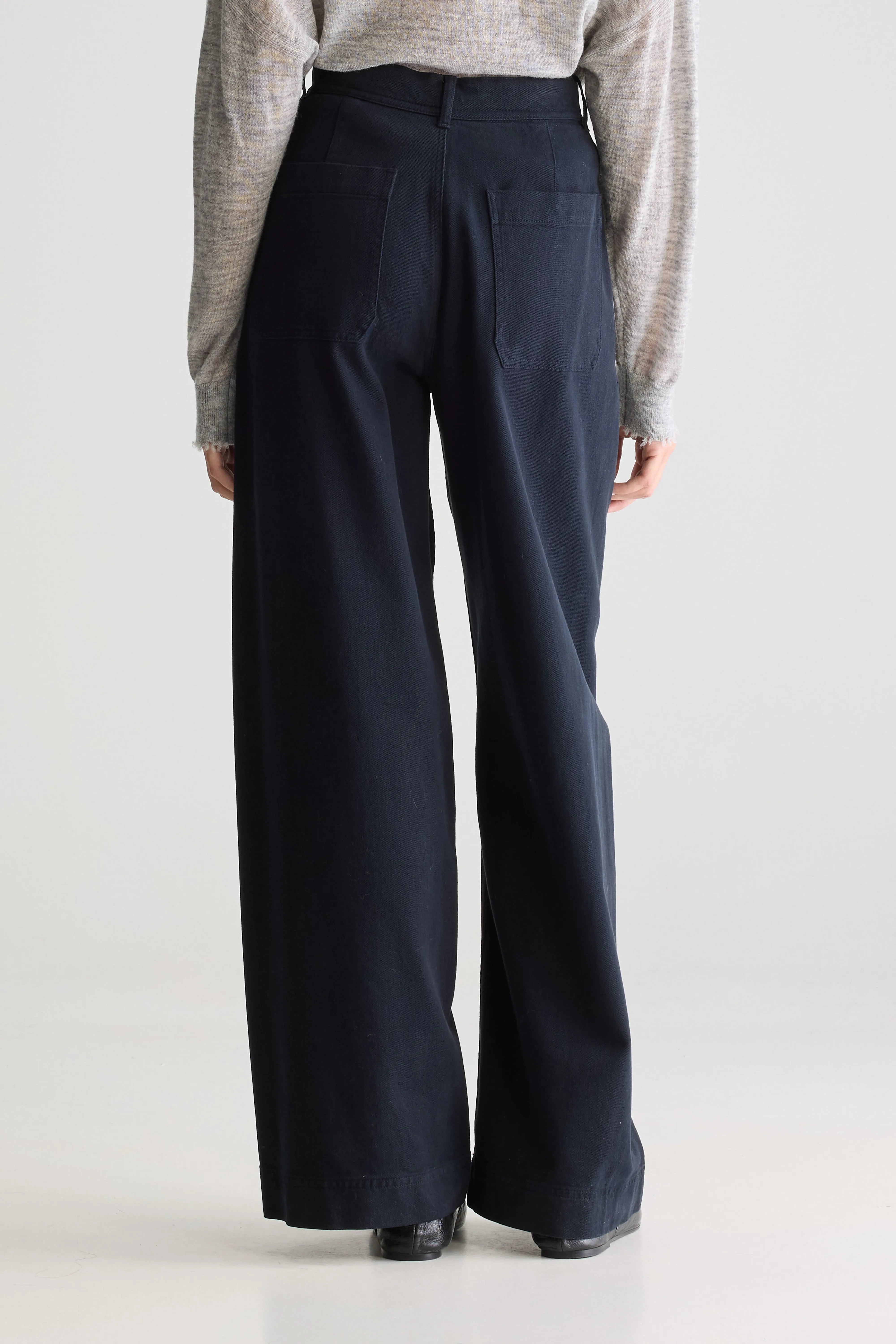 Pantalon Large Lottie - Navy Pour Femme | Bellerose