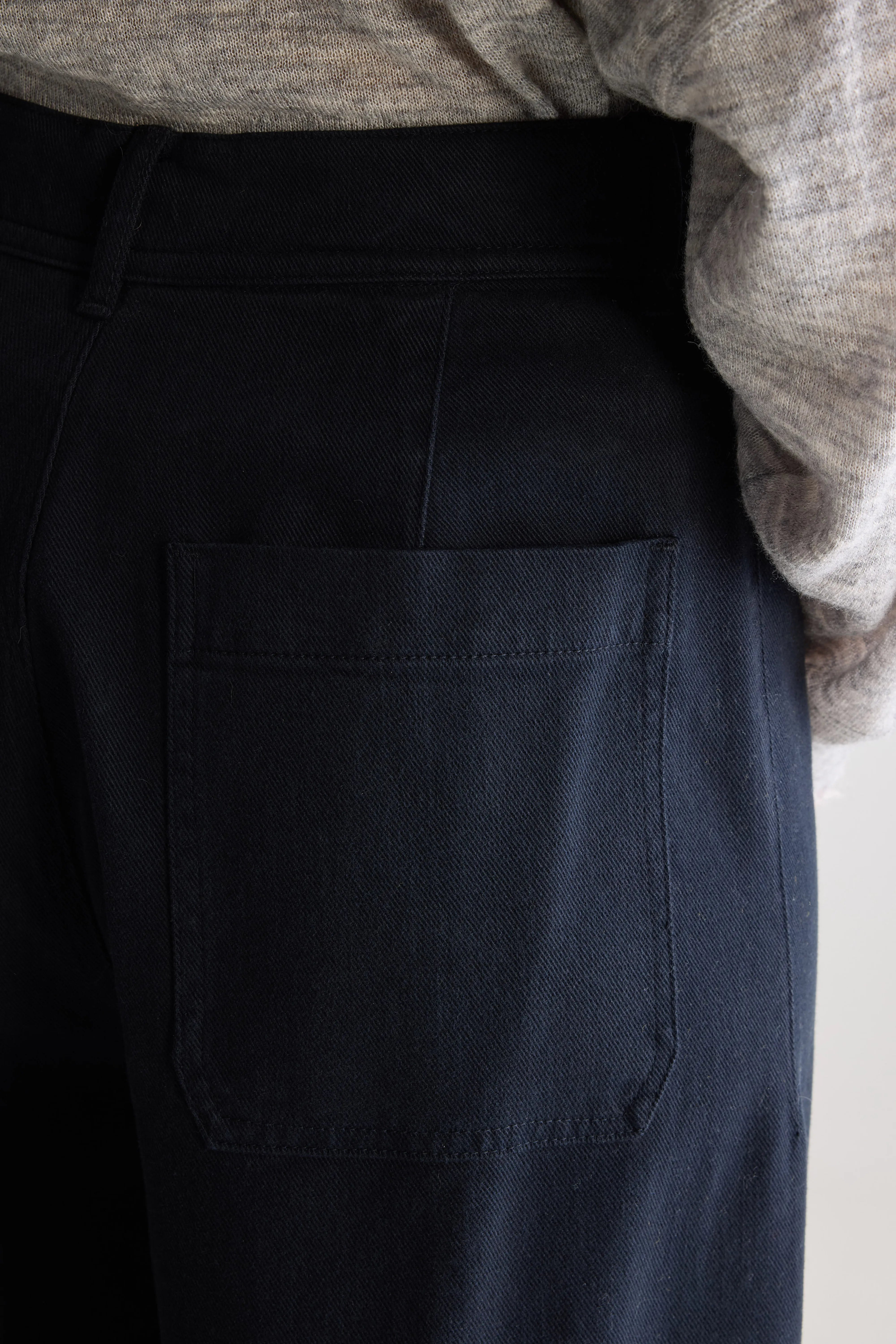 Lottie wijde broek (252 / W / NAVY)