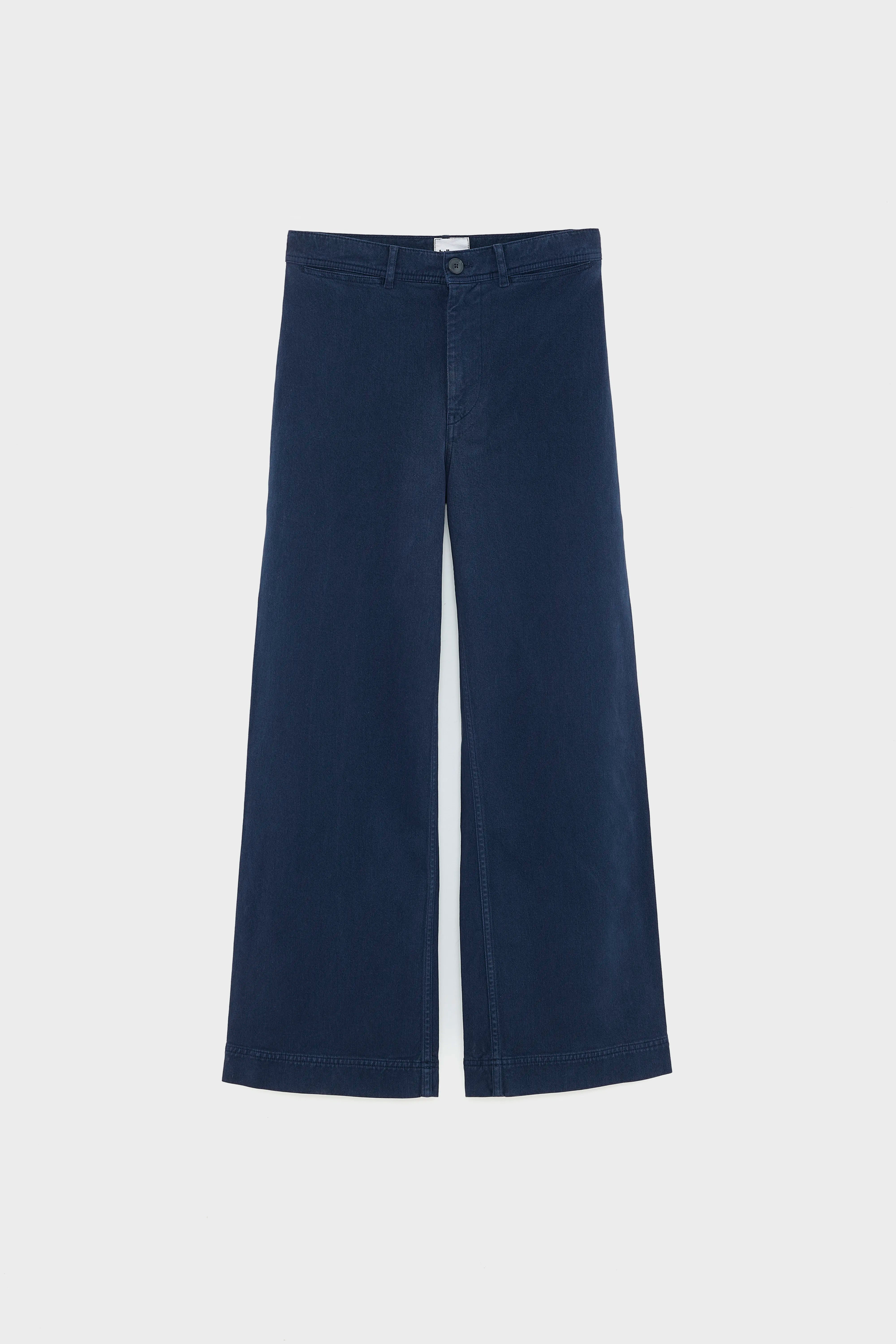 Lottie wide trousers (252 / W / NAVY)