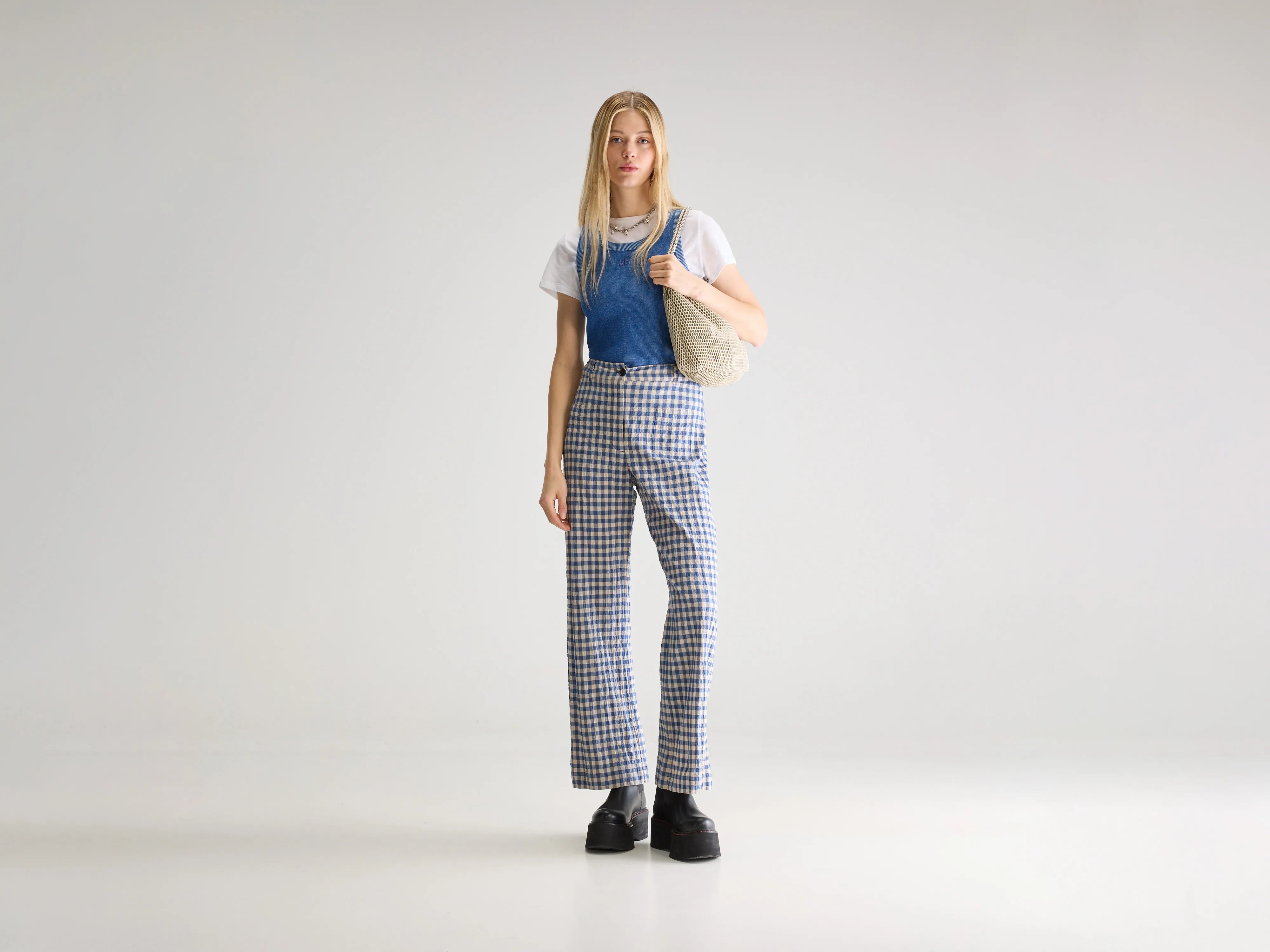 Vivia wide trousers (251 / W / CHECK B)