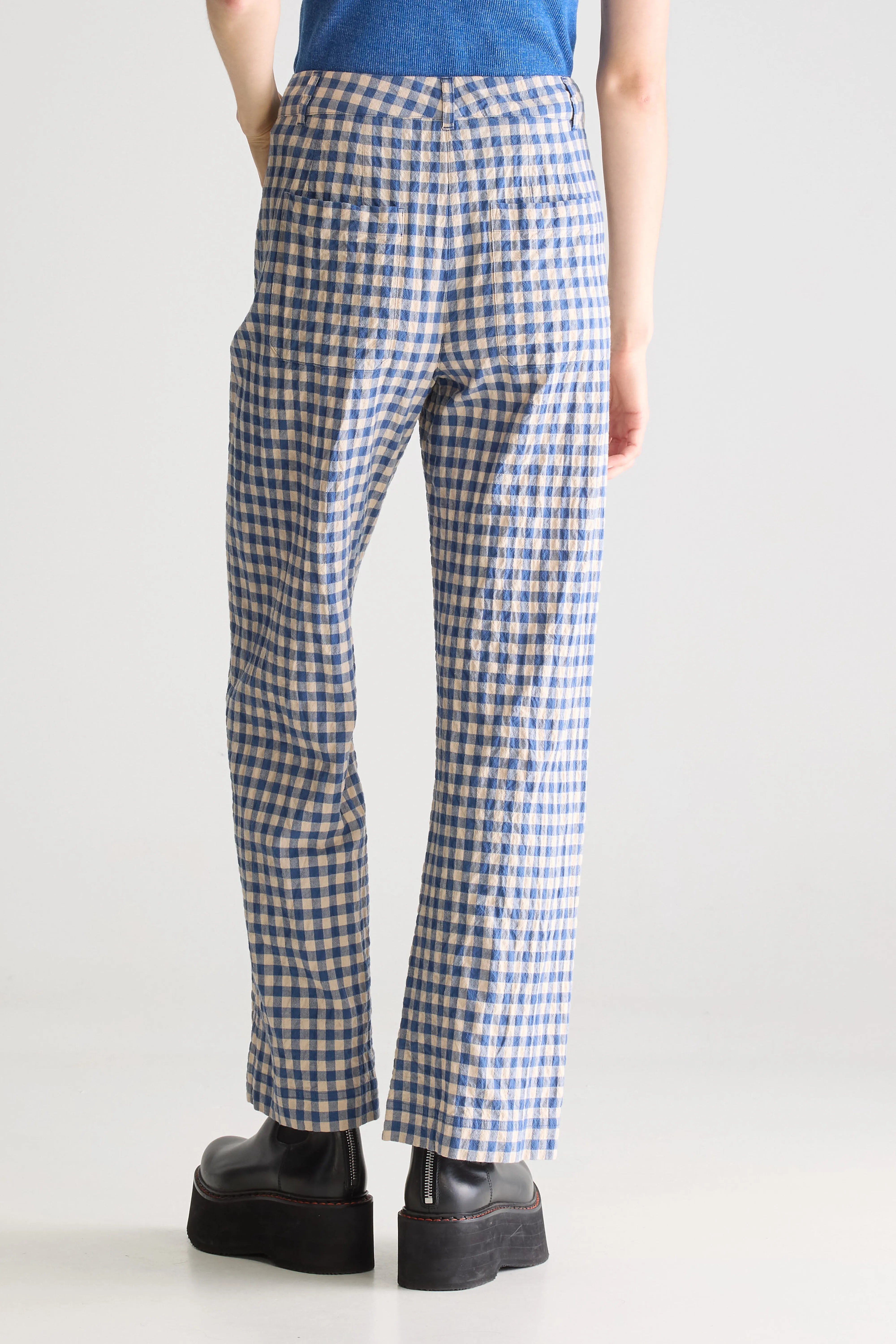 Pantalon large Vivia (251 / W / CHECK B)