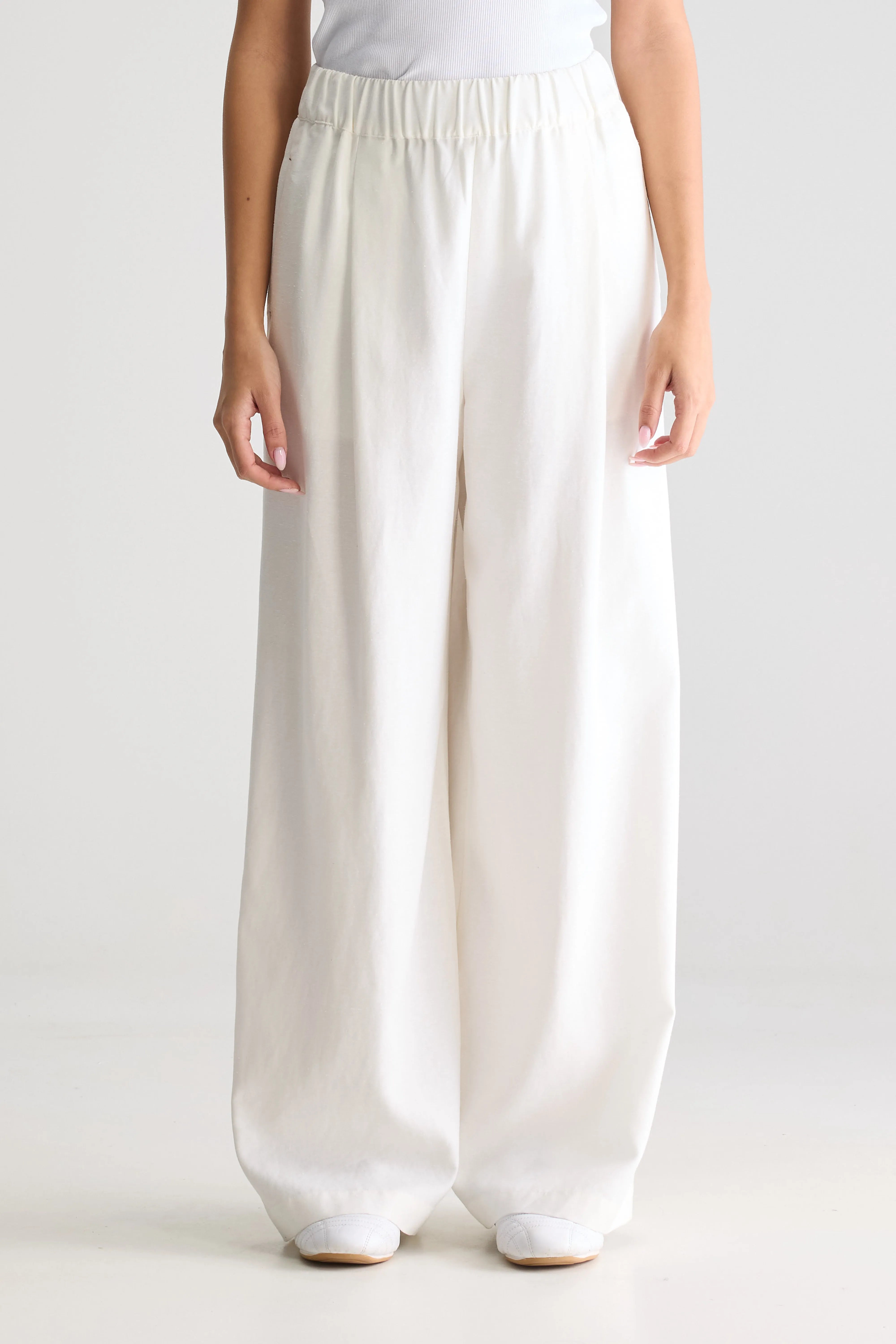 Vezza wide trousers (251 / W / WHITE)