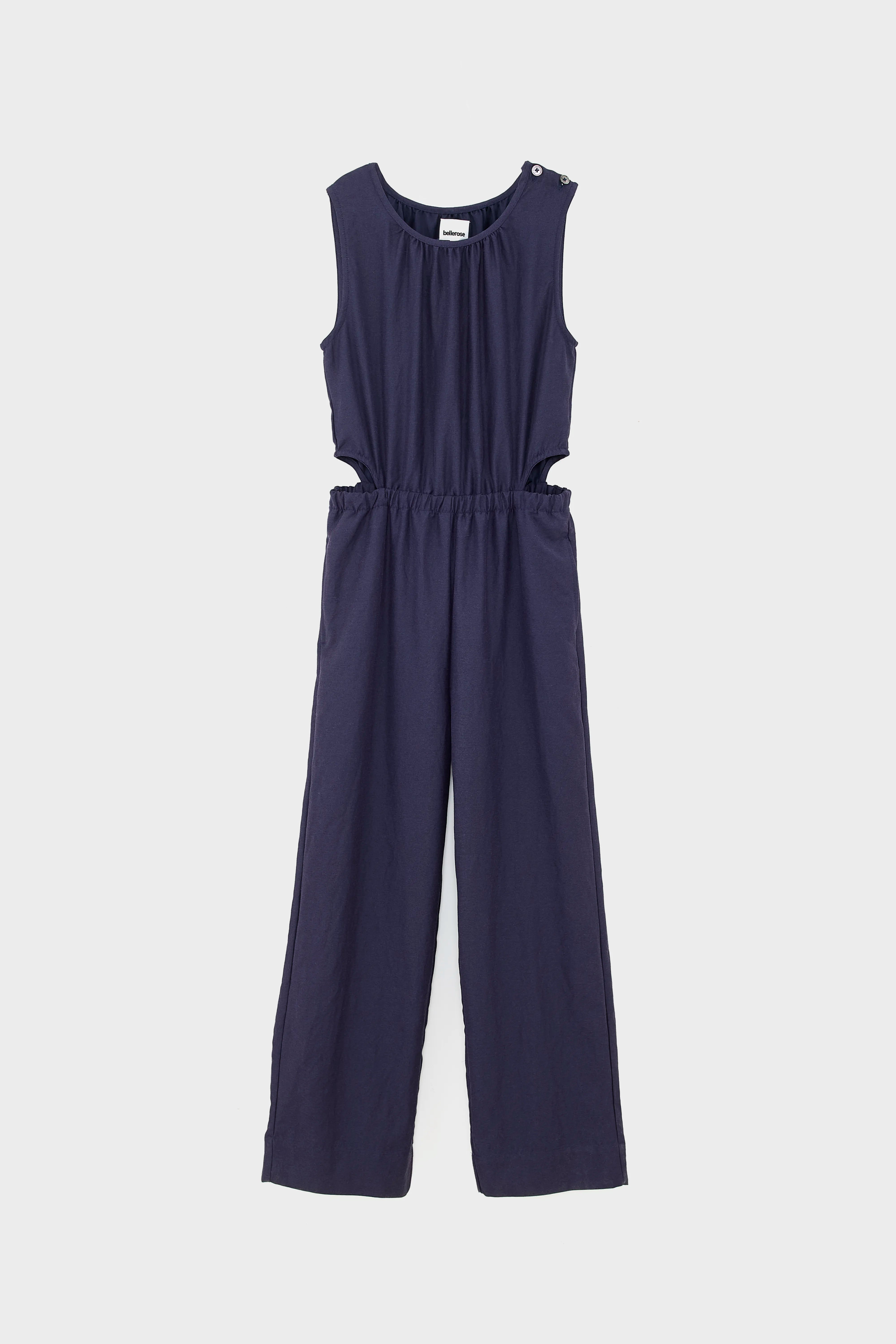 Papaye wide jumpsuit (251 / W / NAVY)