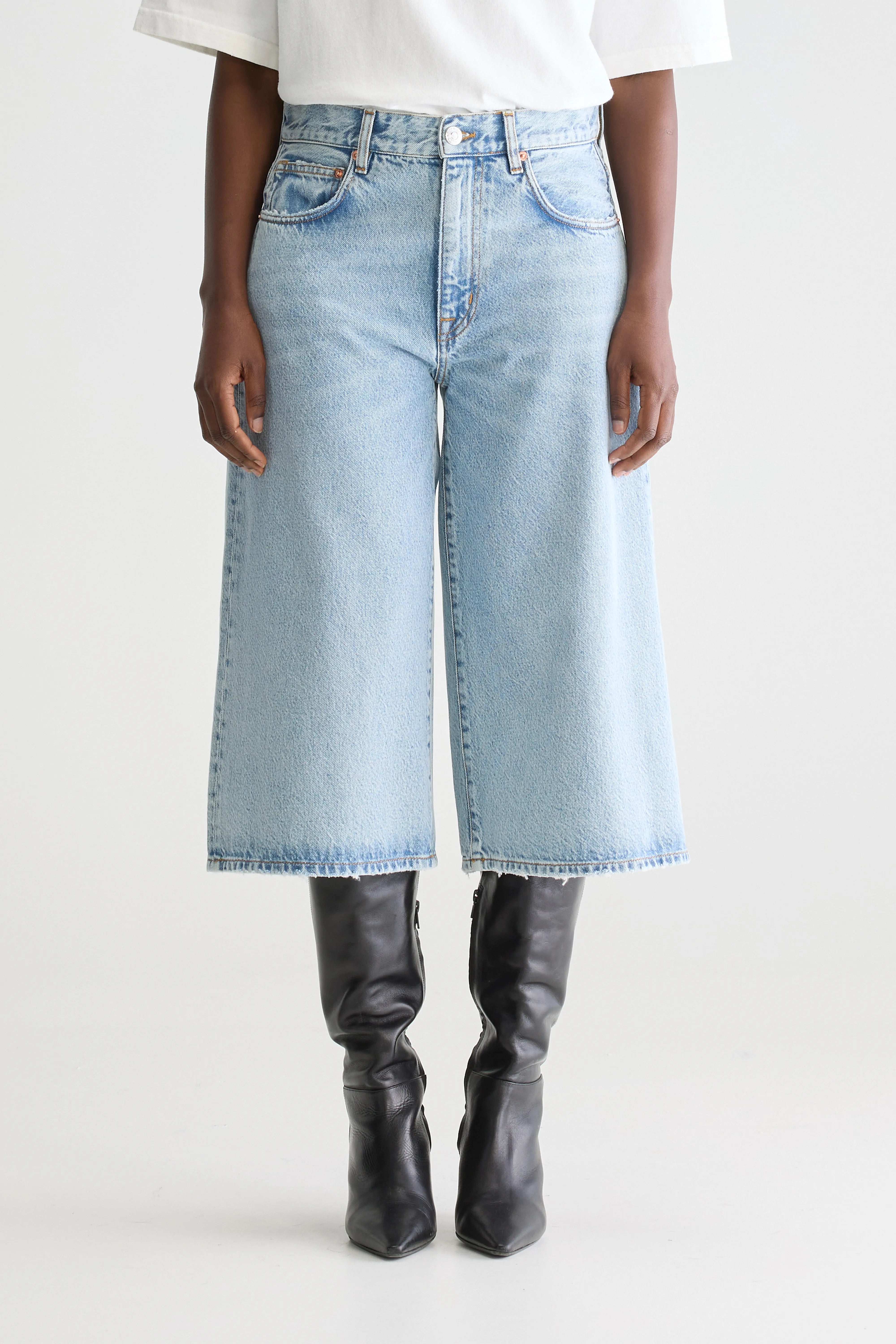 Jean Baggy Kali - Used lt blue Pour Femme | Bellerose