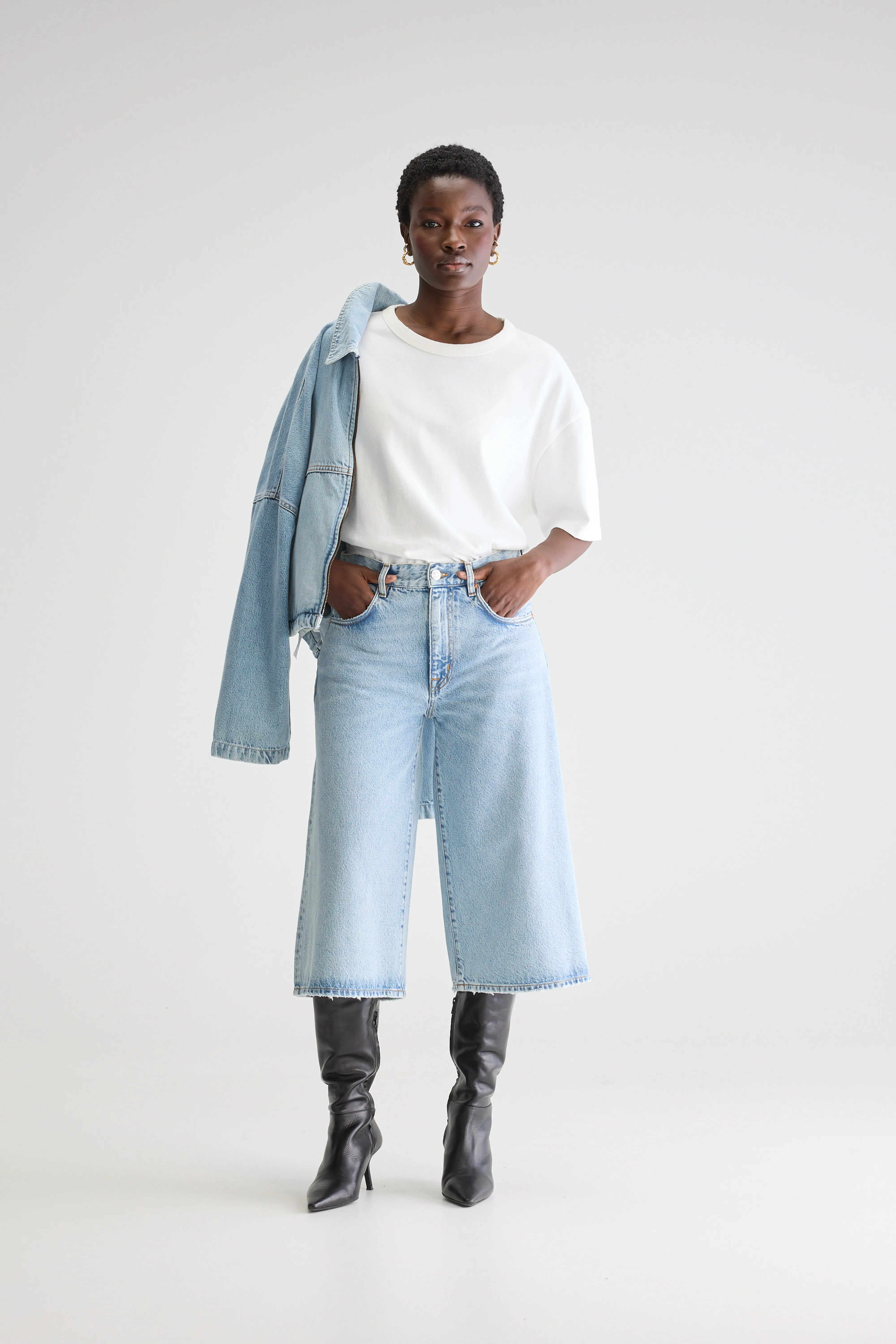 Kali Baggy Jeans - Used lt blue For Women | Bellerose