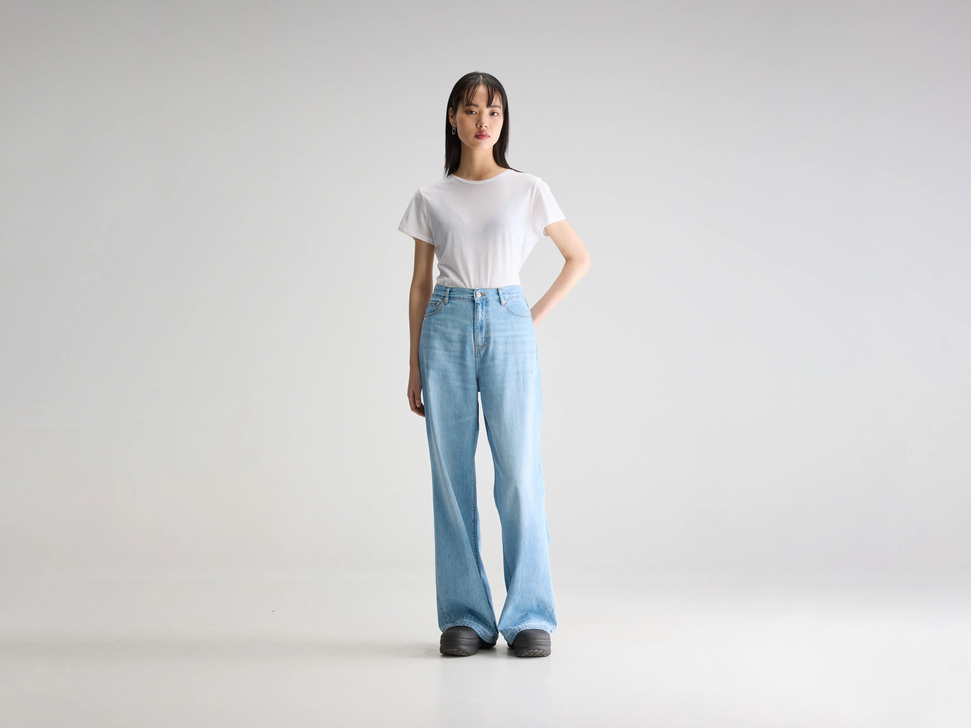 Denim N. 64 wide jeans (252 / W / VINTAGE LT BLUE)