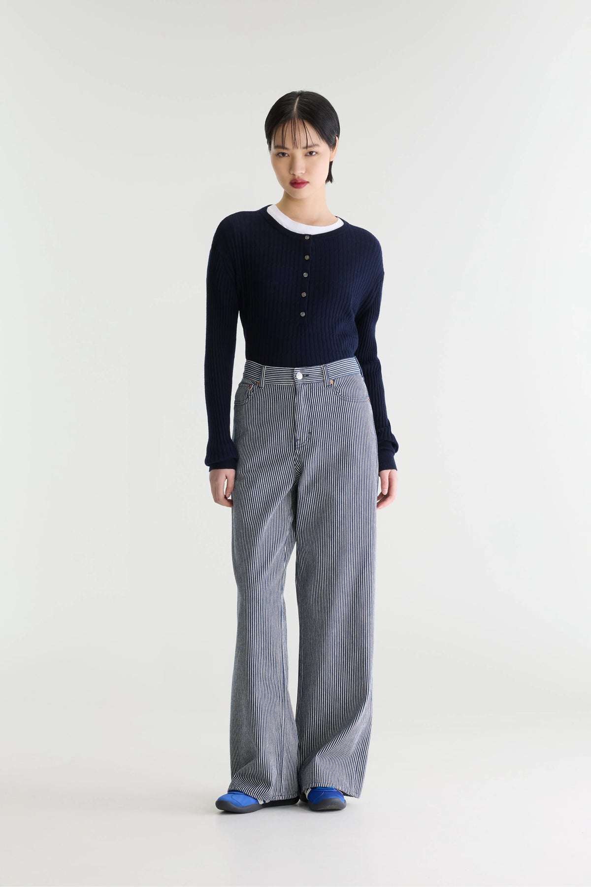 Denim N. 64 - Wide Jeans - Lt stone wash For Women | Bellerose