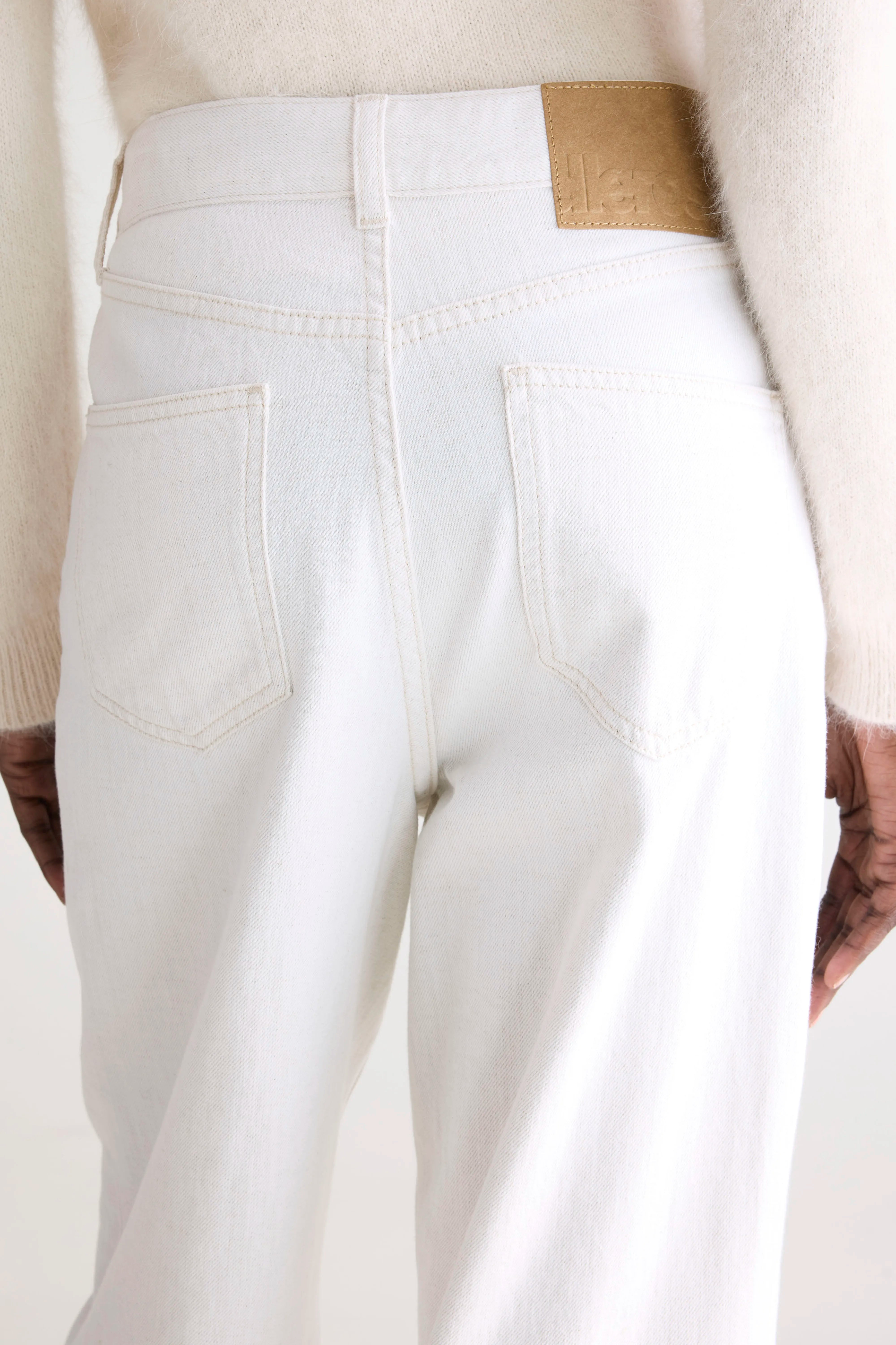 Denim N. 64 wide jeans (252 / W / VINTAGE WHITE)