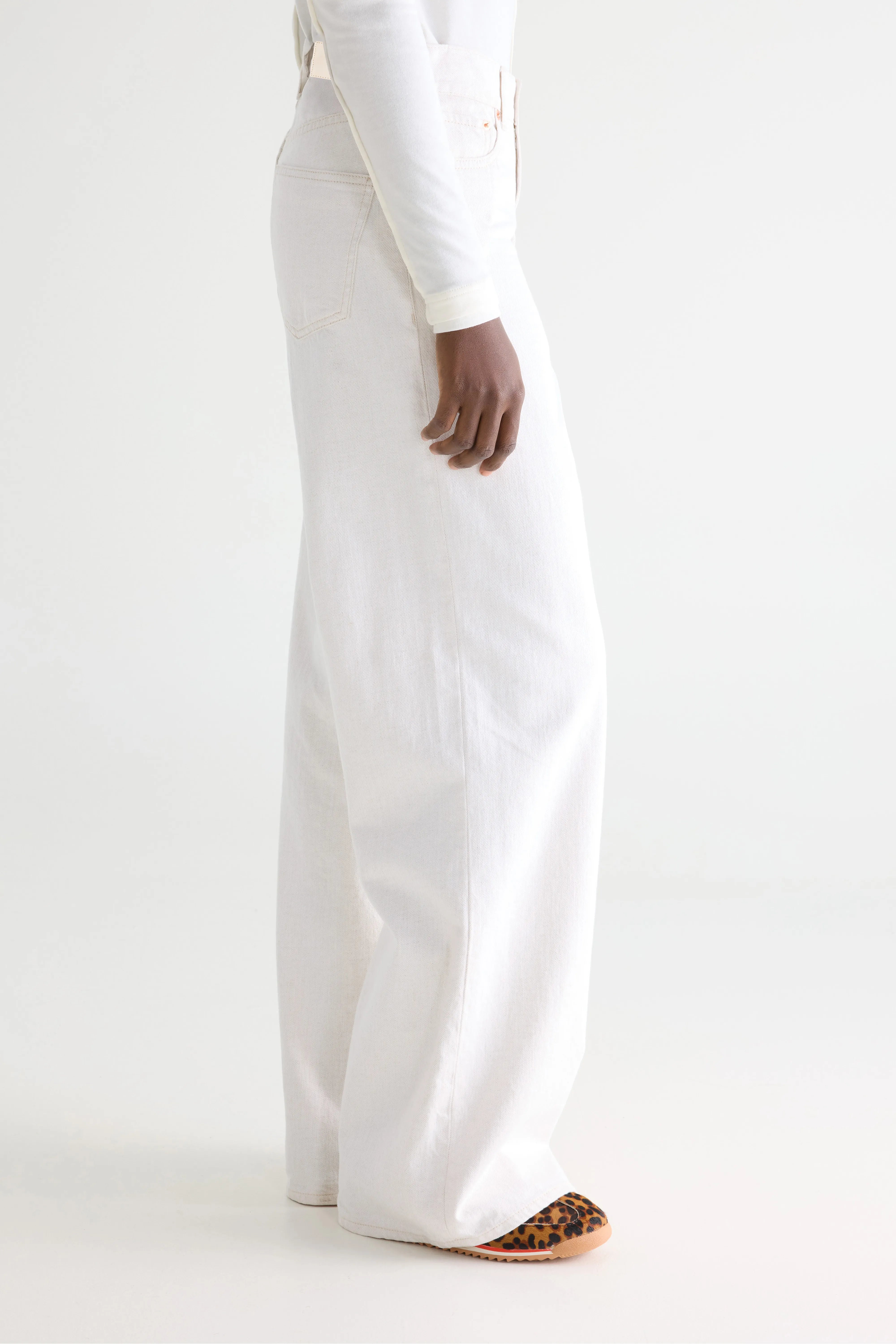 Denim N. 64 Wijde Jeans - Vintage white Voor Dames | Bellerose