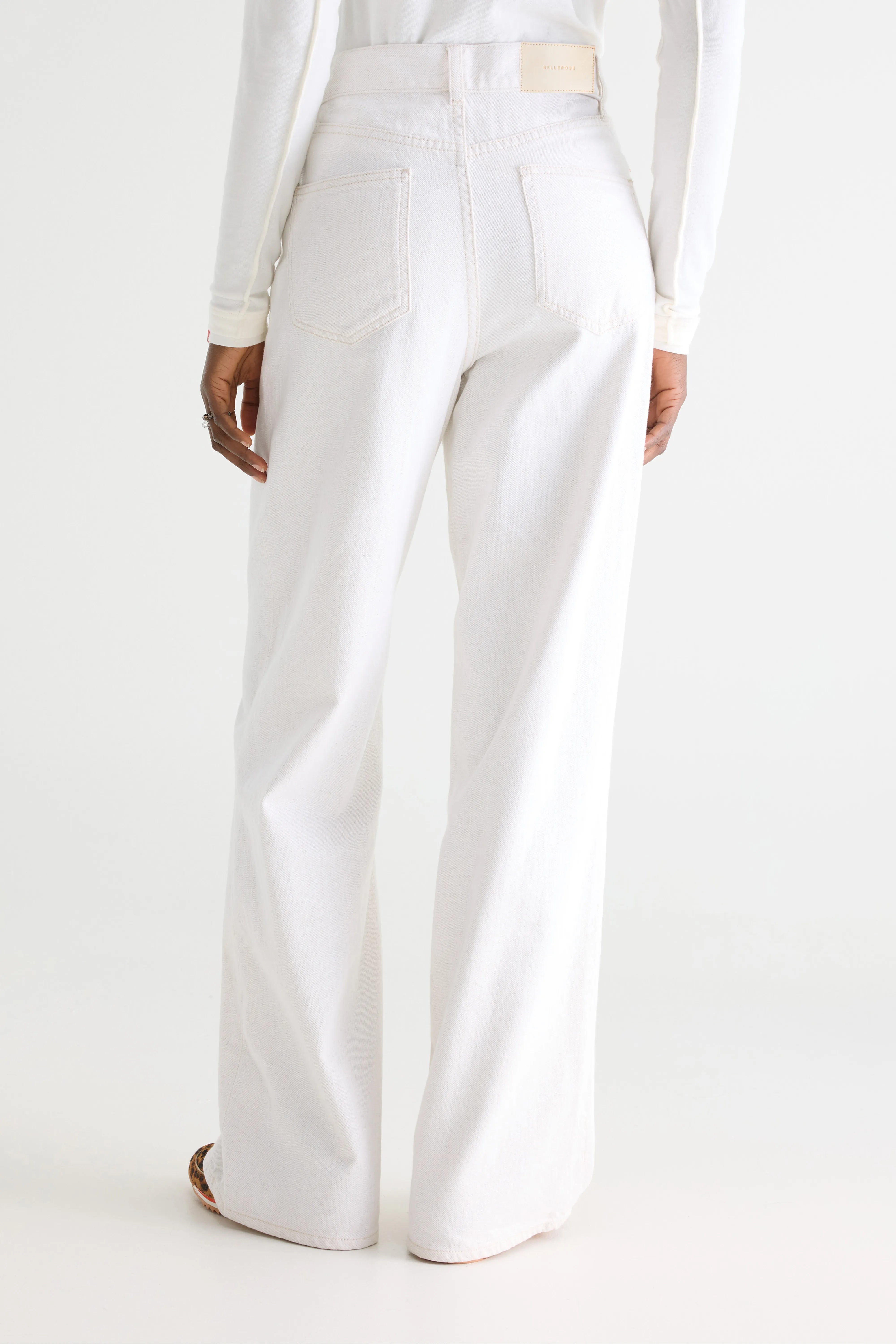 Denim N. 64 wijde jeans (242 / W / VINTAGE WHITE)