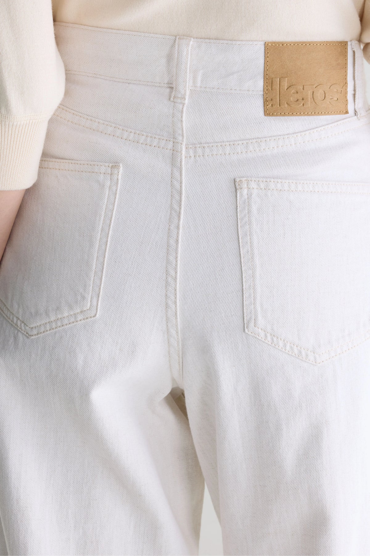 Denim N. 64 - wijde jeans  (242 / W / VINTAGE WHITE)