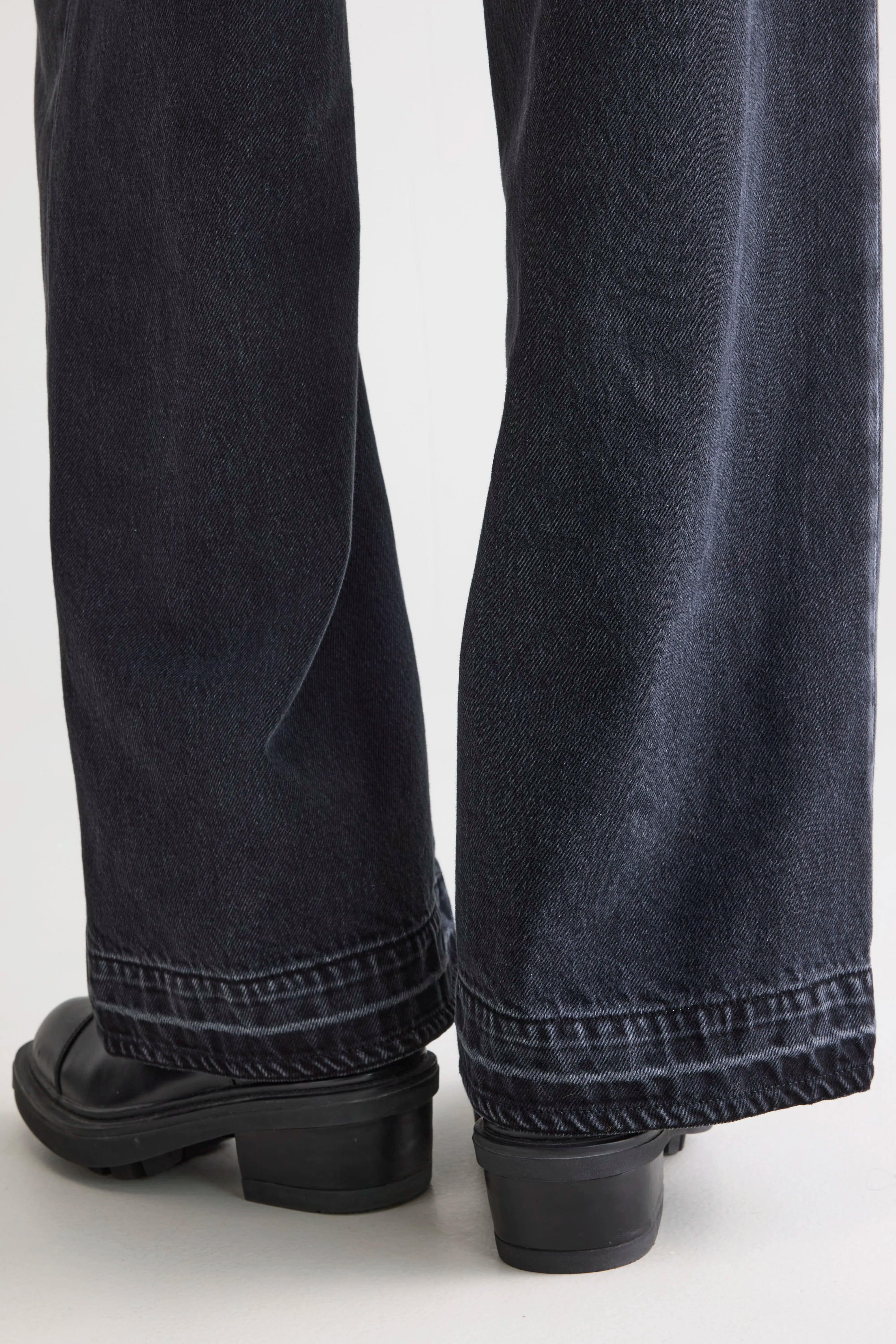 Denim N. 64 wijde jeans (252 / W / USED BLACK)