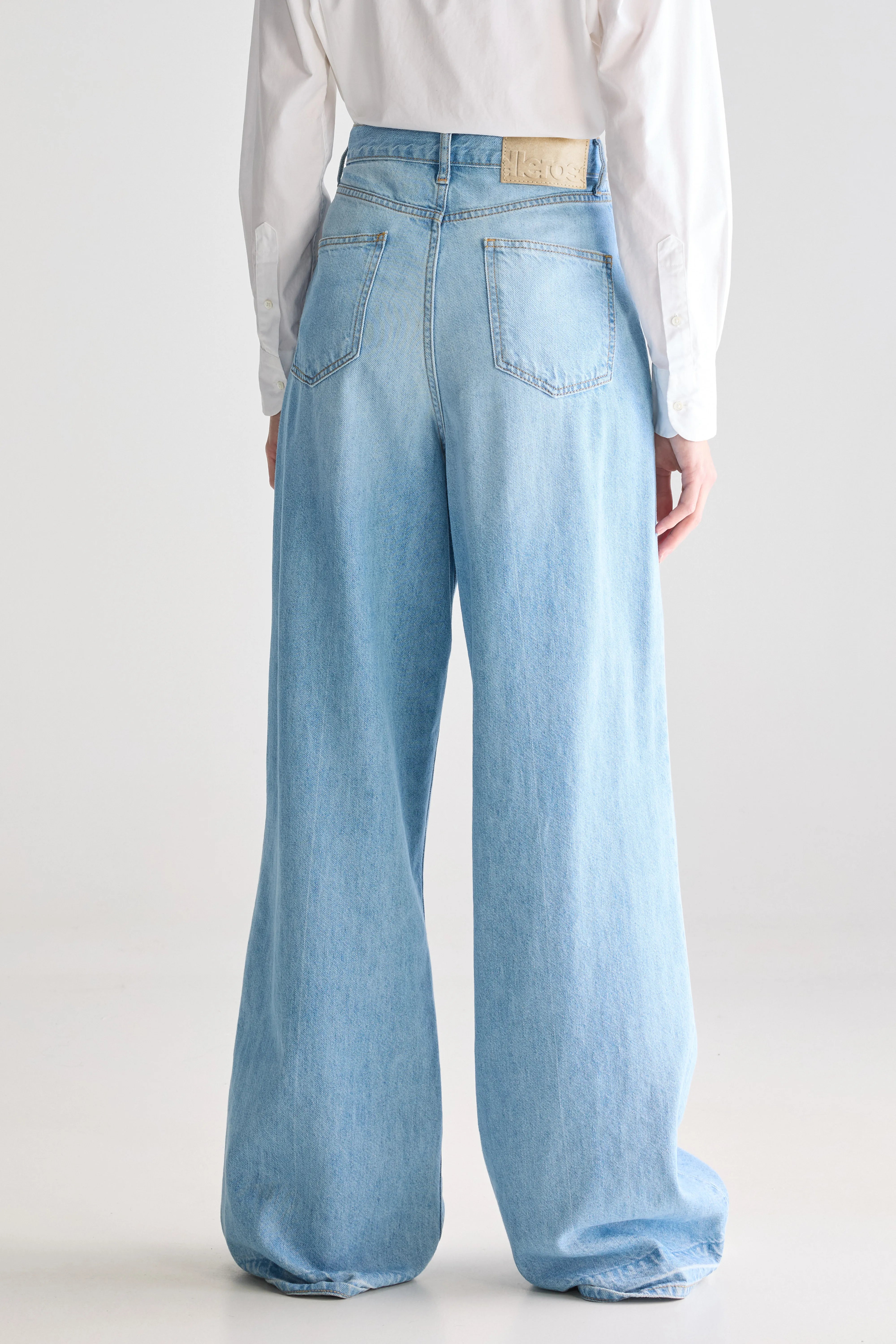 Denim N. 64 Wide Jeans - Vintage lt blue For Women | Bellerose