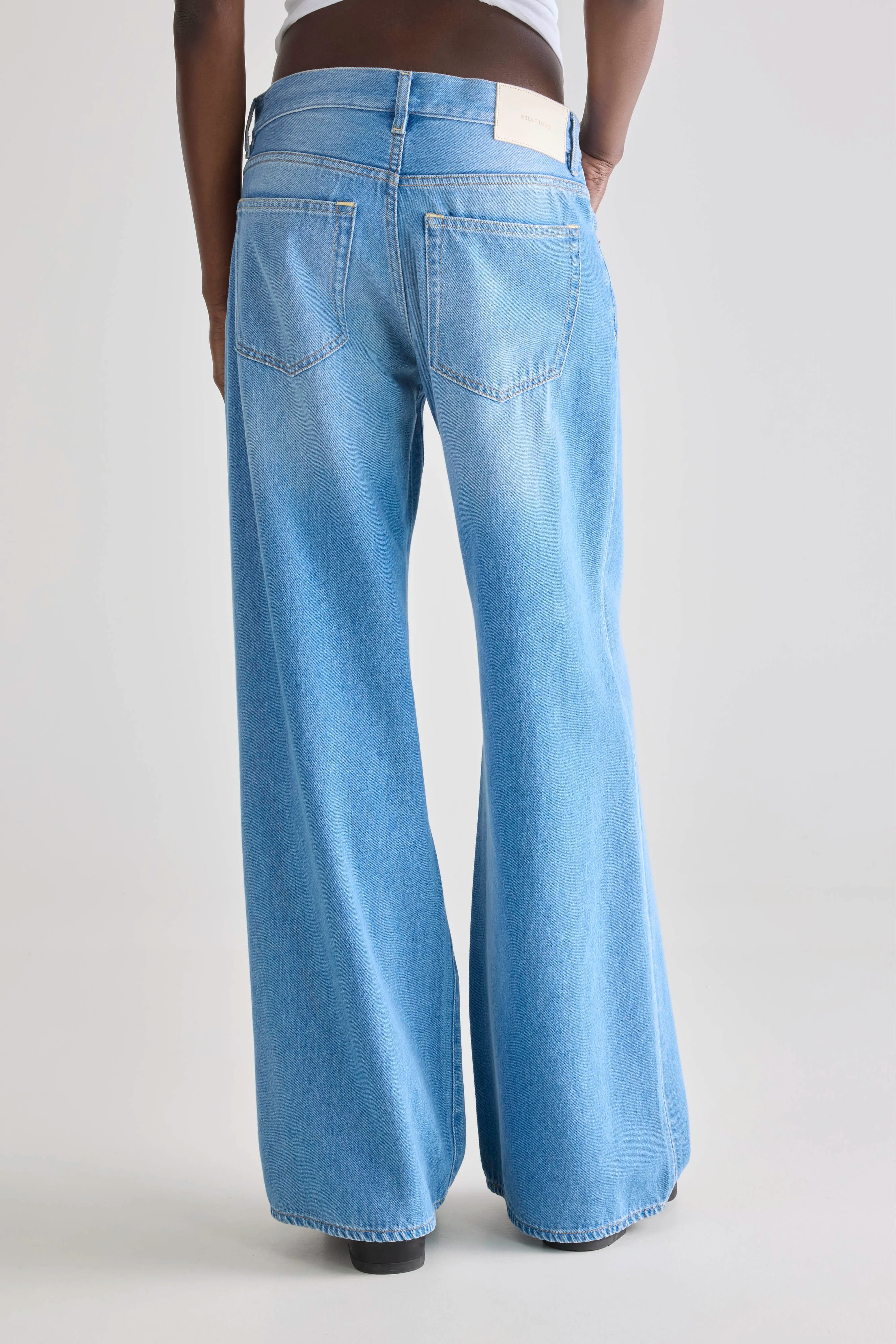 Denim N. 97 wijde jeans (251 / W / LT BLUE BLEACH)