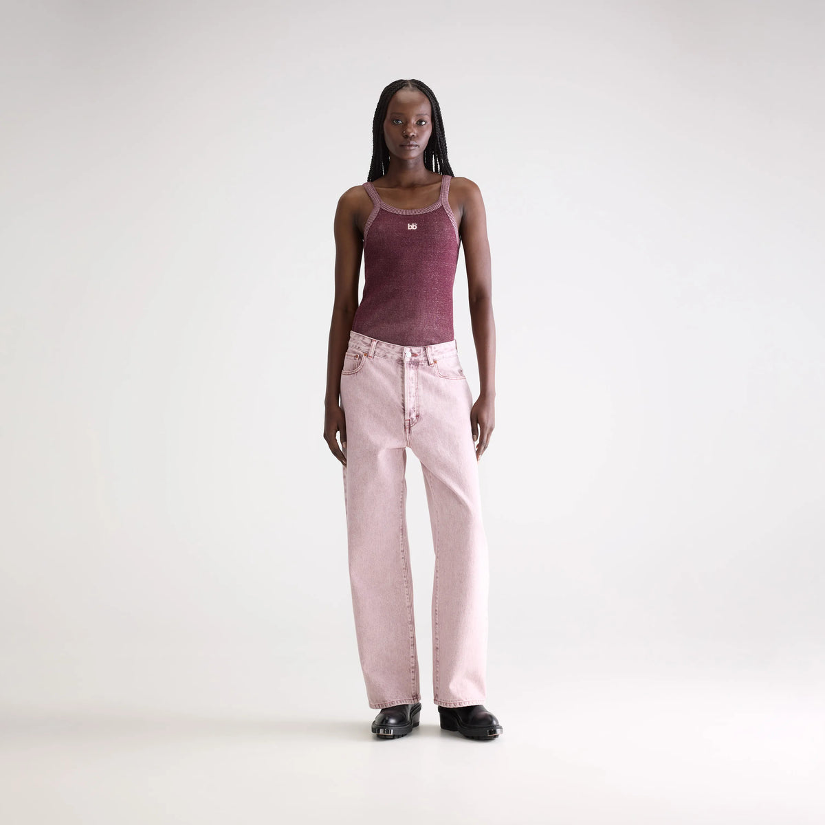 Low-Rise Pink Denim Jeans for Women | Bellerose