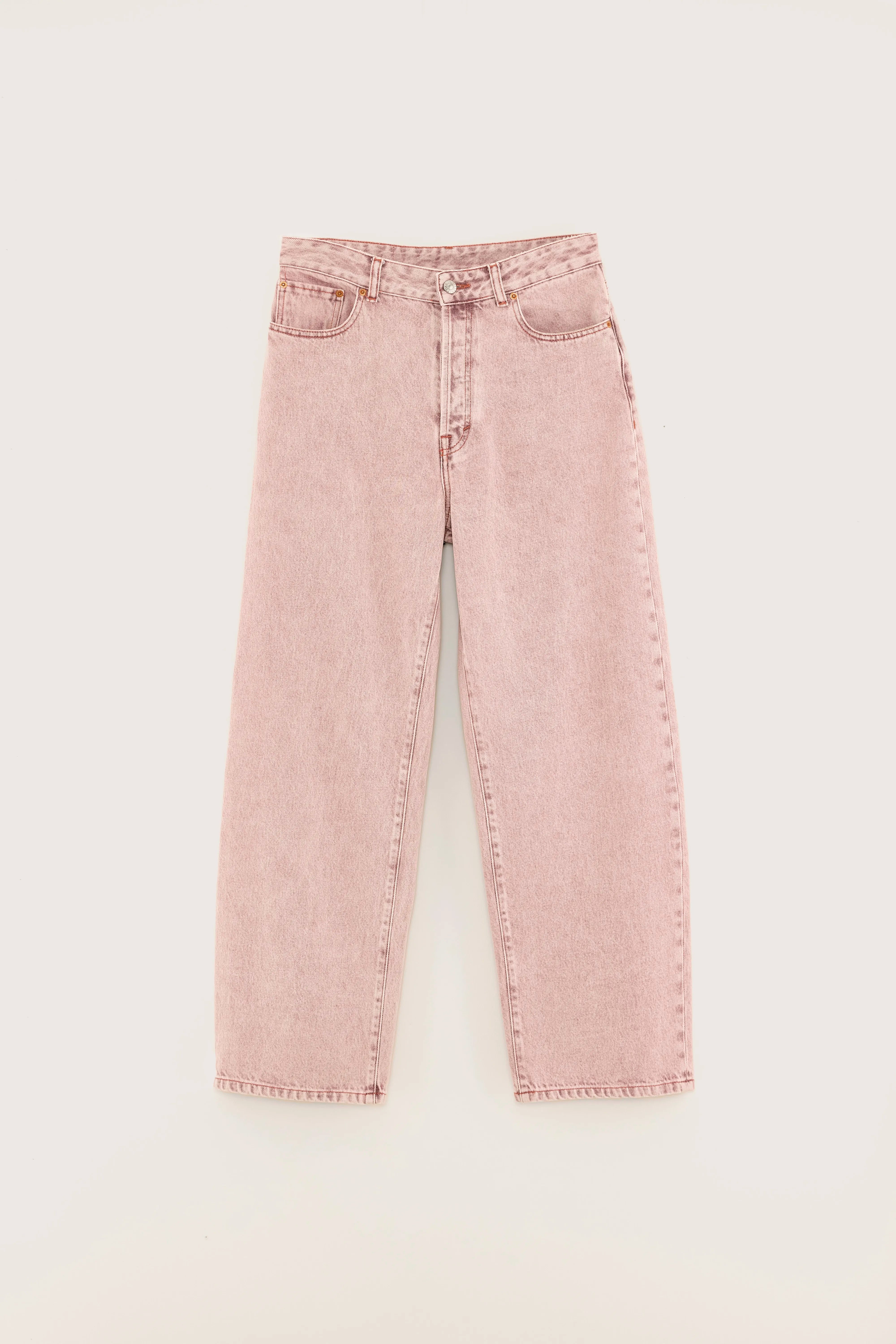 Denim N. 66 wijde jeans (251 / W / PINK SNOW)