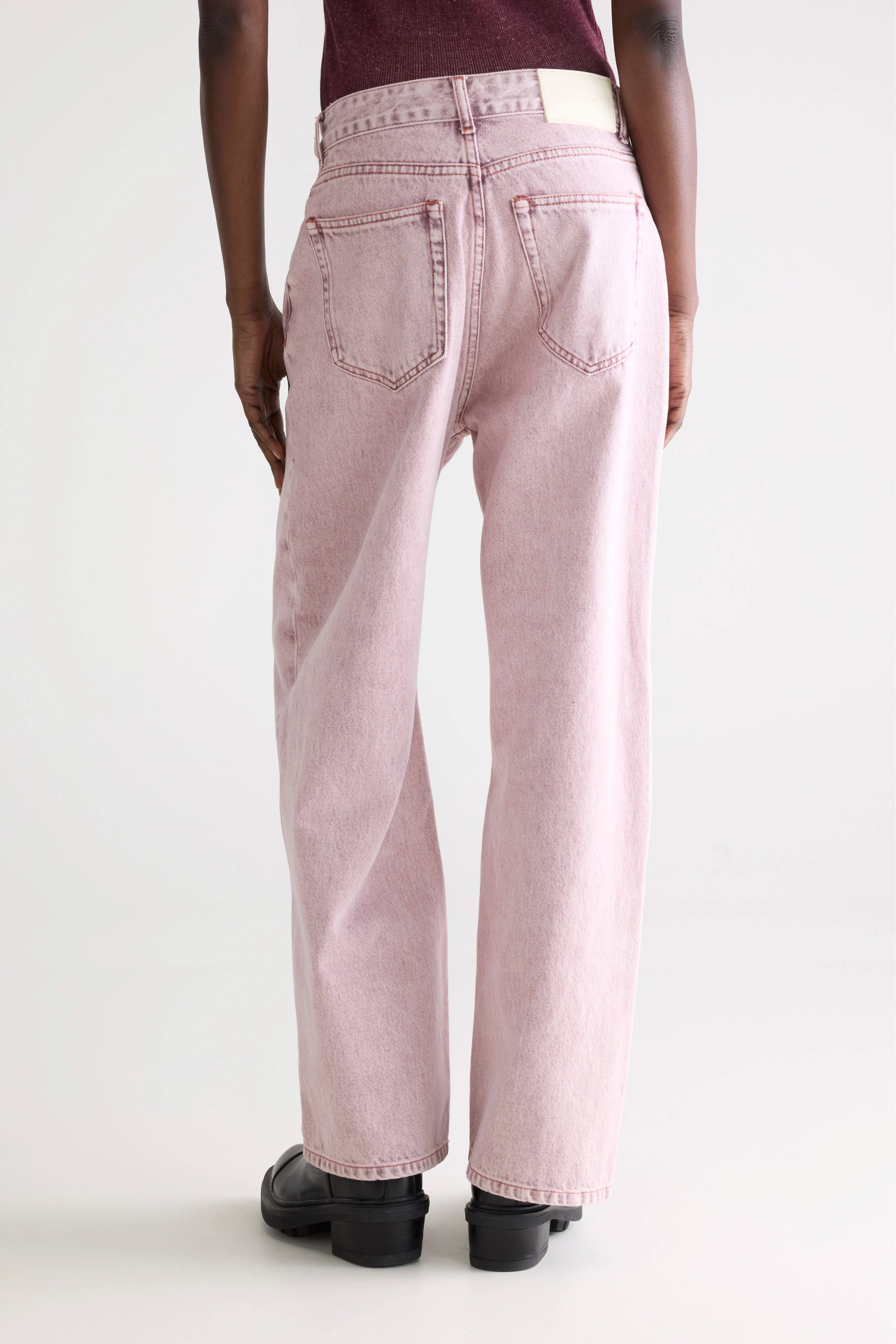 Denim N. 66 Jean Large - Pink snow Pour Femme | Bellerose