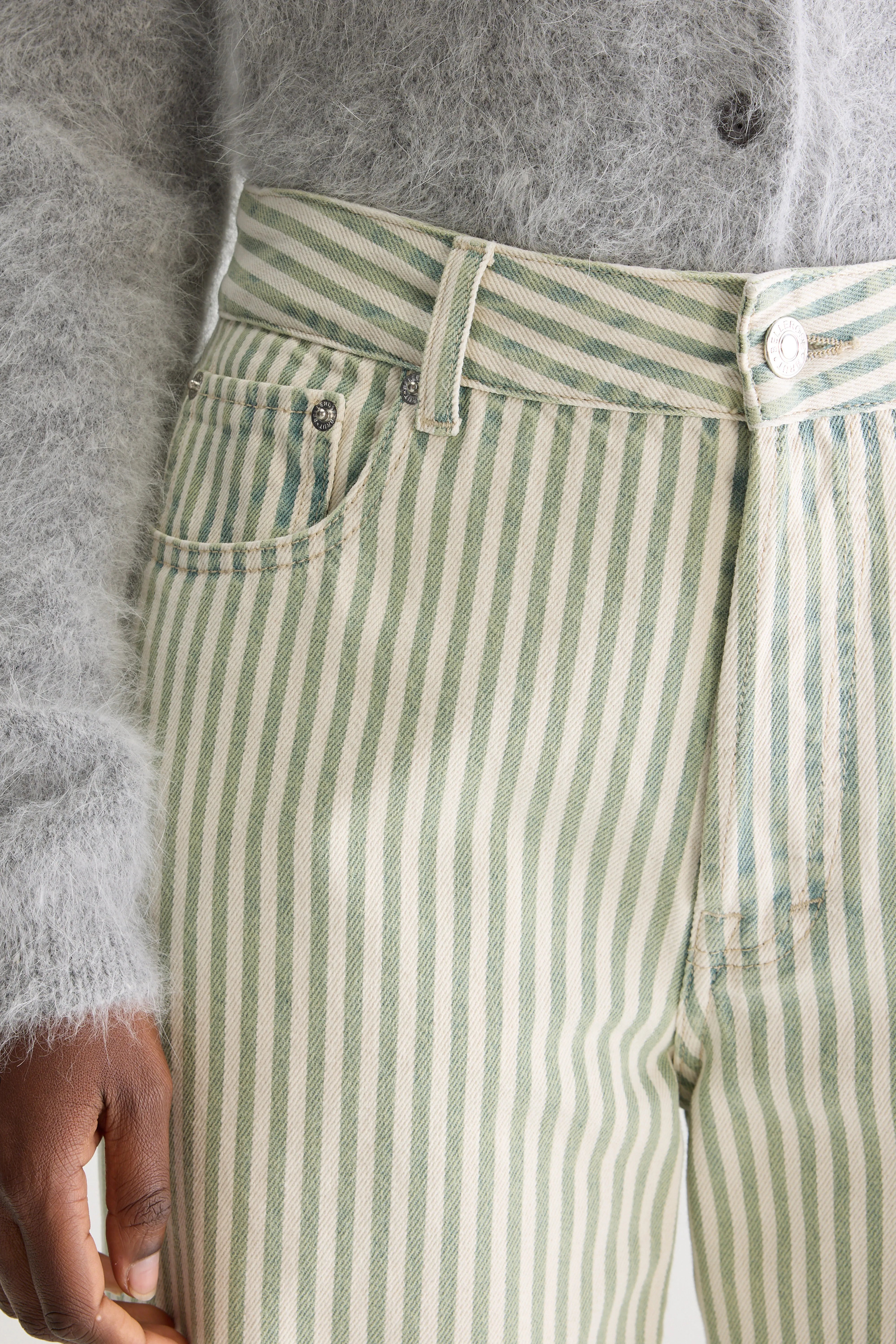 Denim N. 66 wide jeans (251 / W / STRIPE A)