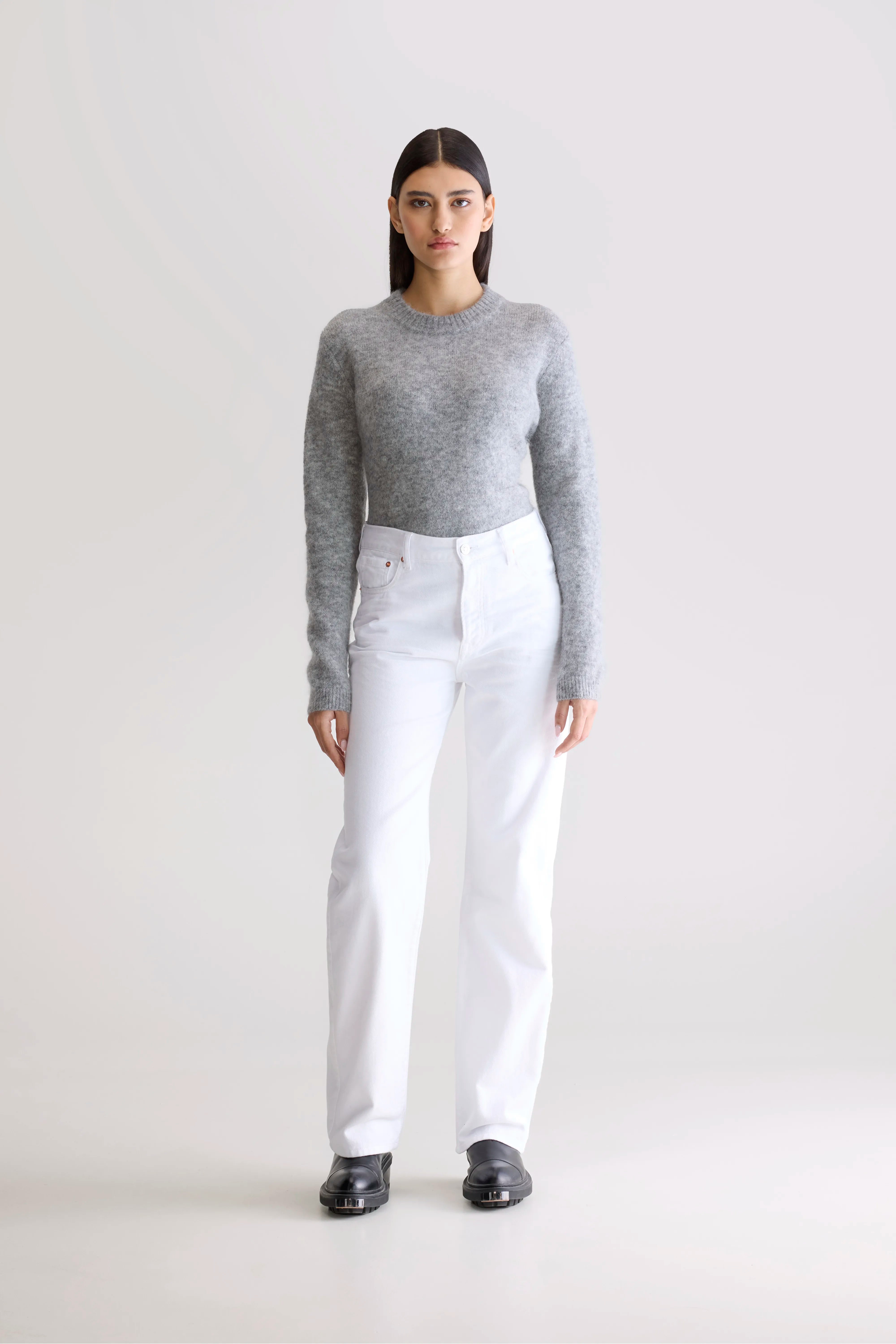 Denim N. 32 Straight Jeans - White For Women | Bellerose