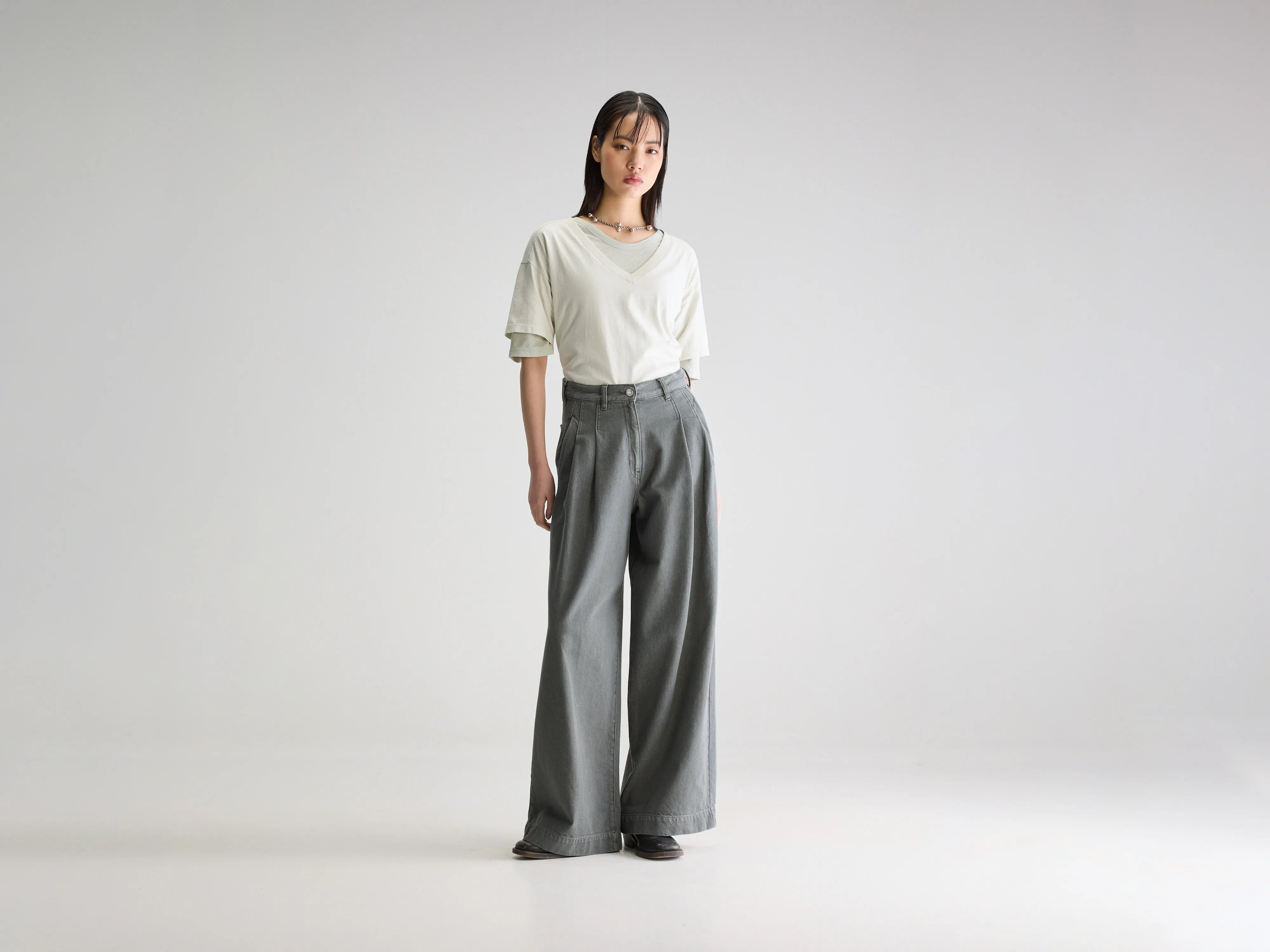Denim N. 74 jean très large (251 / W / OLIVE)