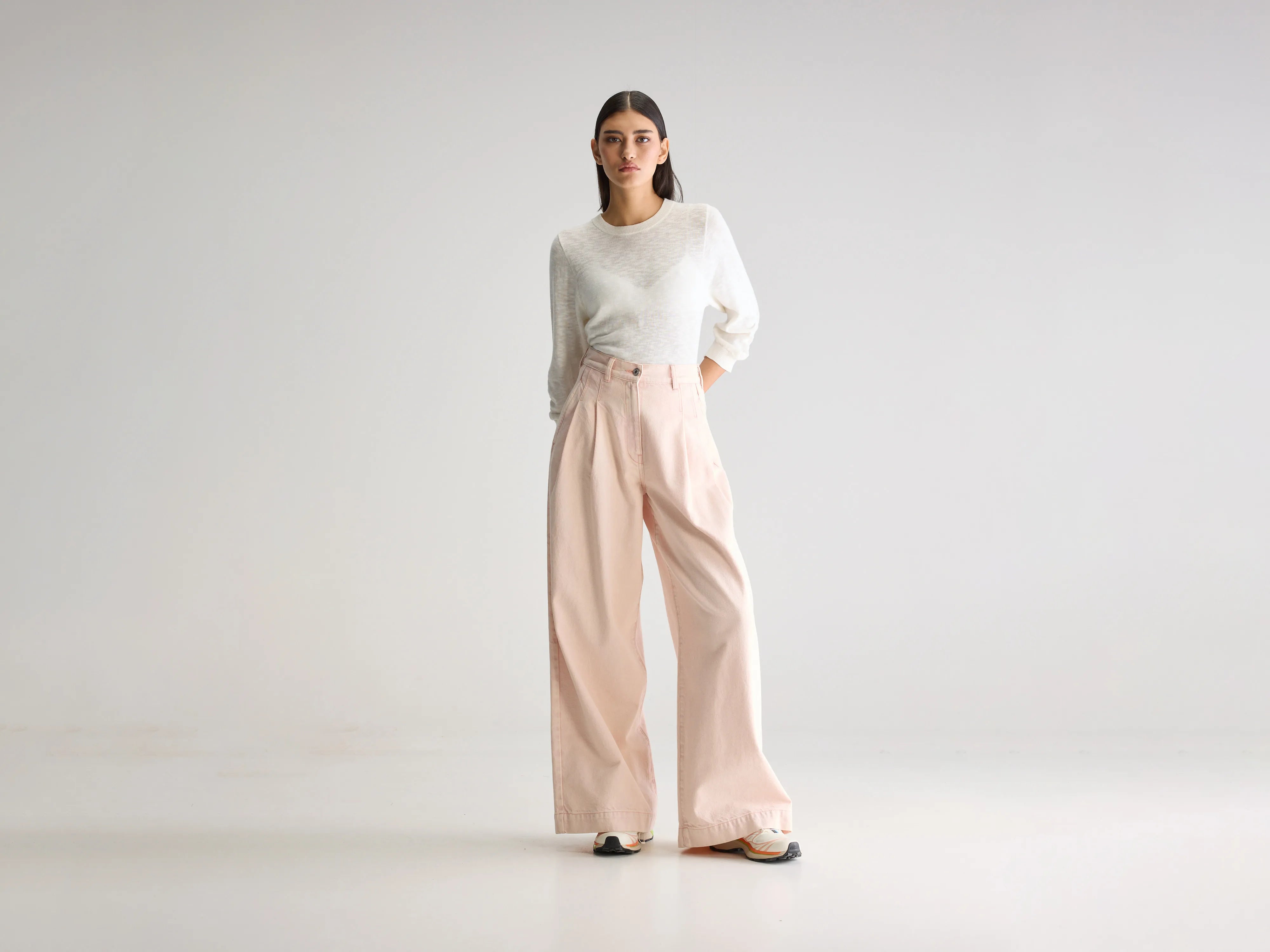 Denim N. 74 Jean très large (251 / W / LIGHT ROSE)