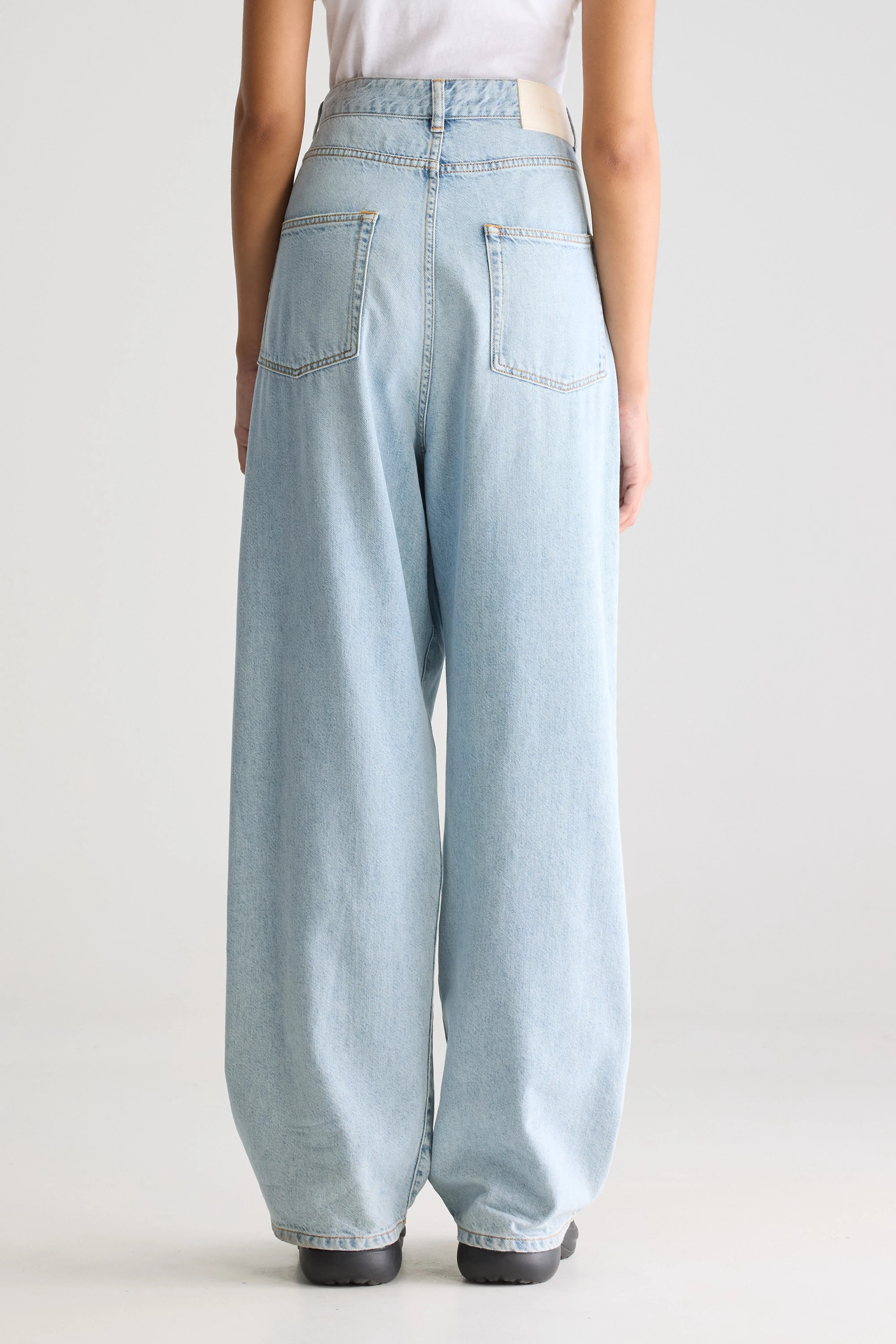 Denim N. 68 Baggy Jeans - Used lt blue Voor Dames | Bellerose