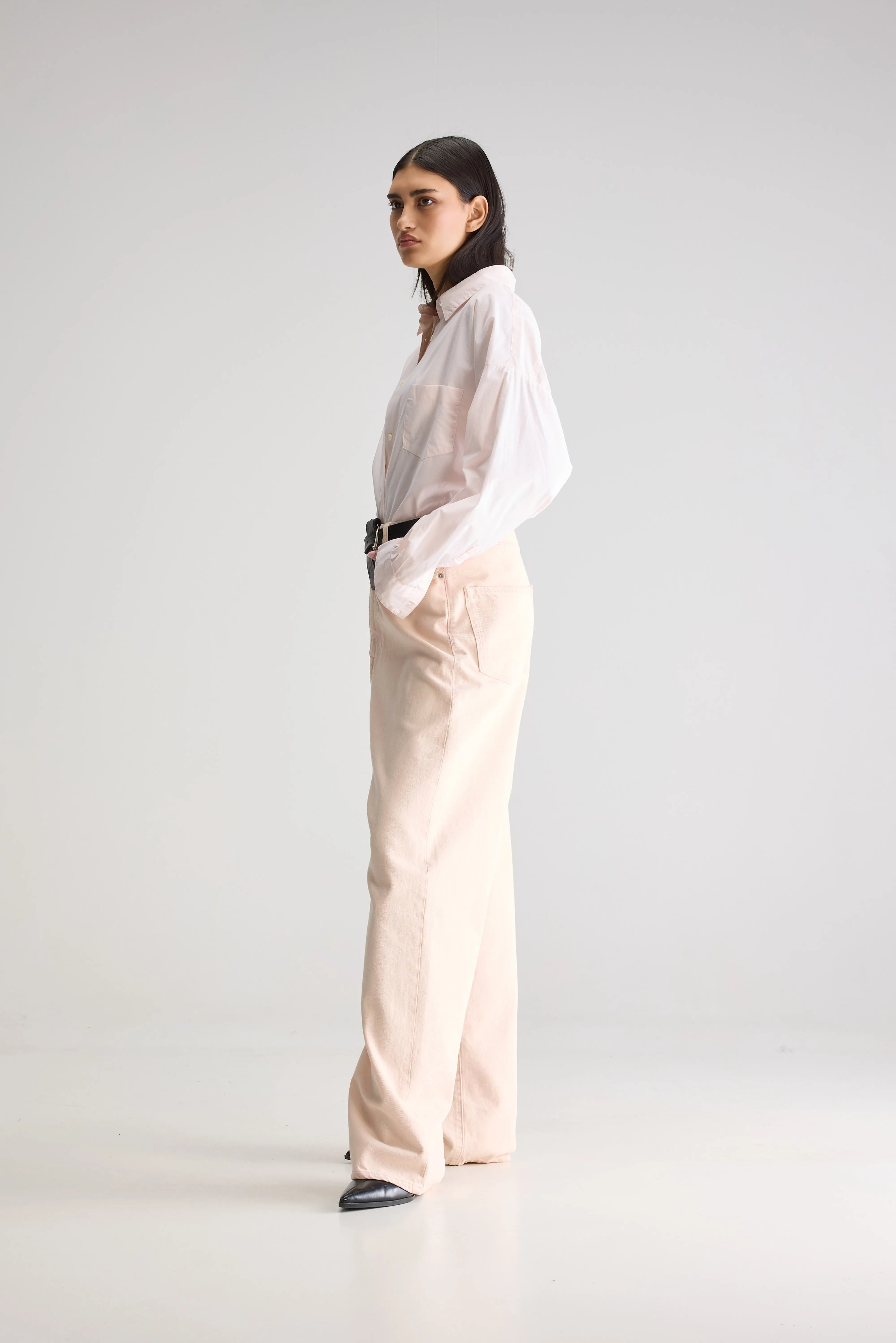 Denim N. 68 Baggy Jeans - Light rose For Women | Bellerose