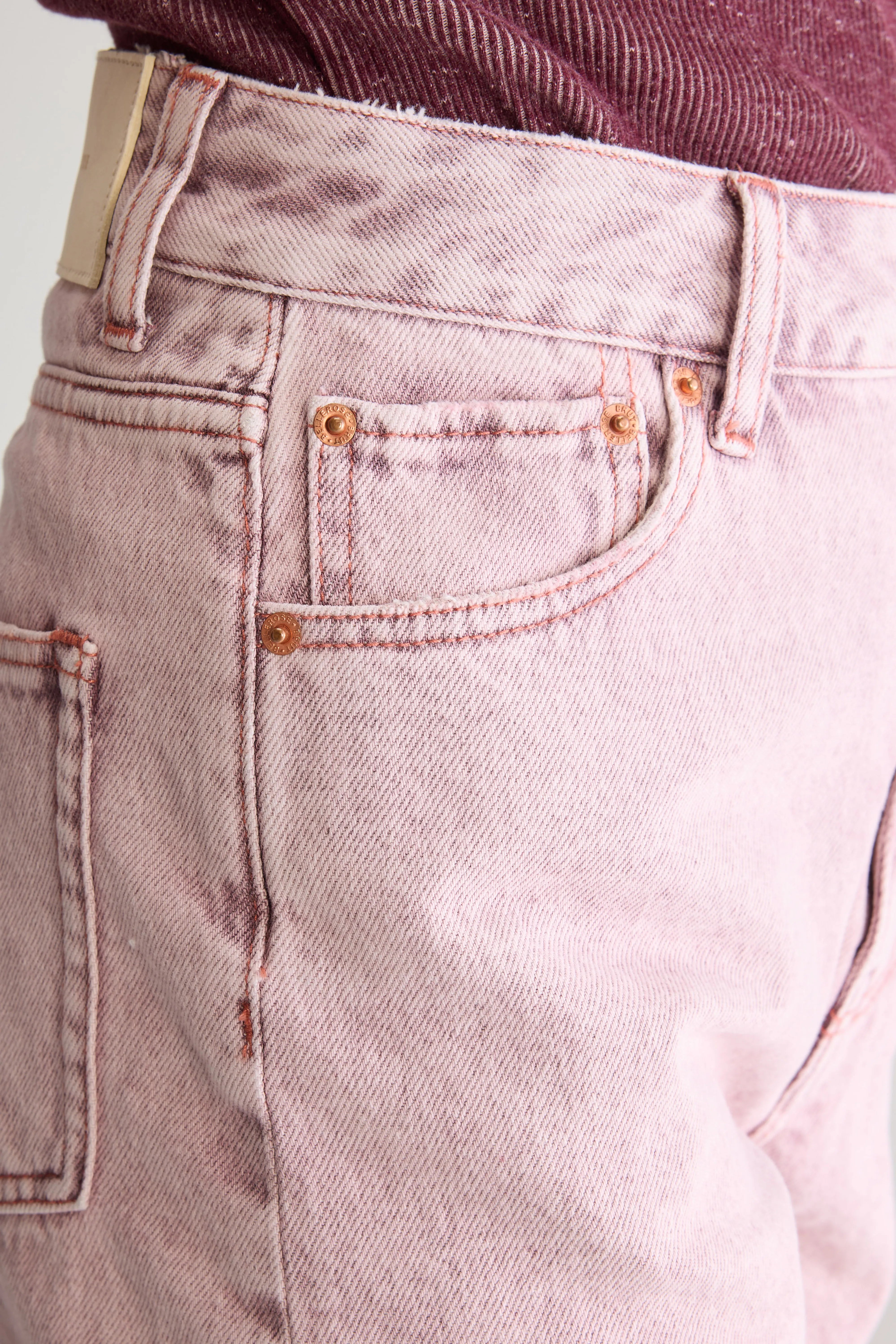 Short large en denim Party (251 / W / PINK SNOW)