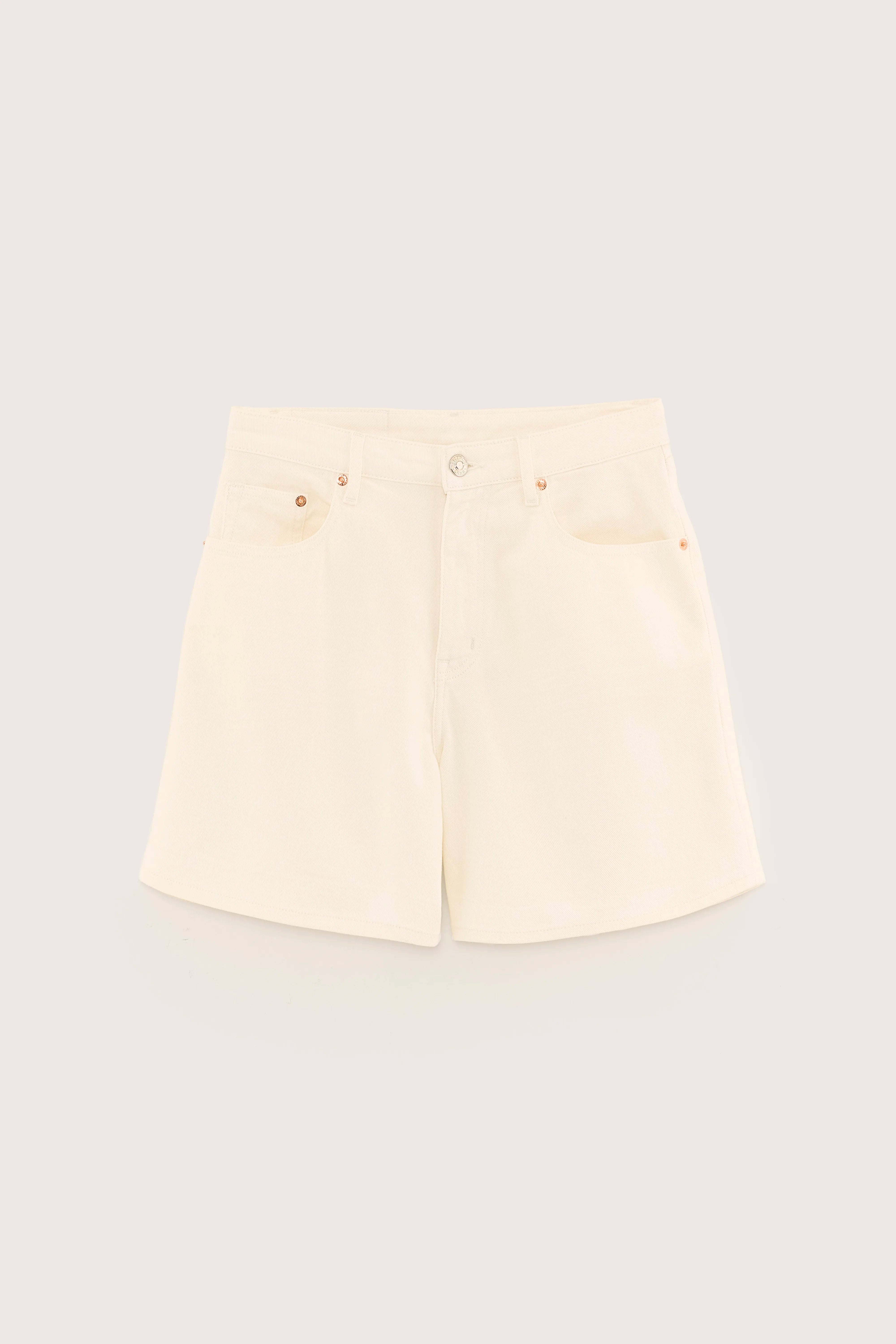 Pactol wijde denim shorts (251 / W / WHITE)