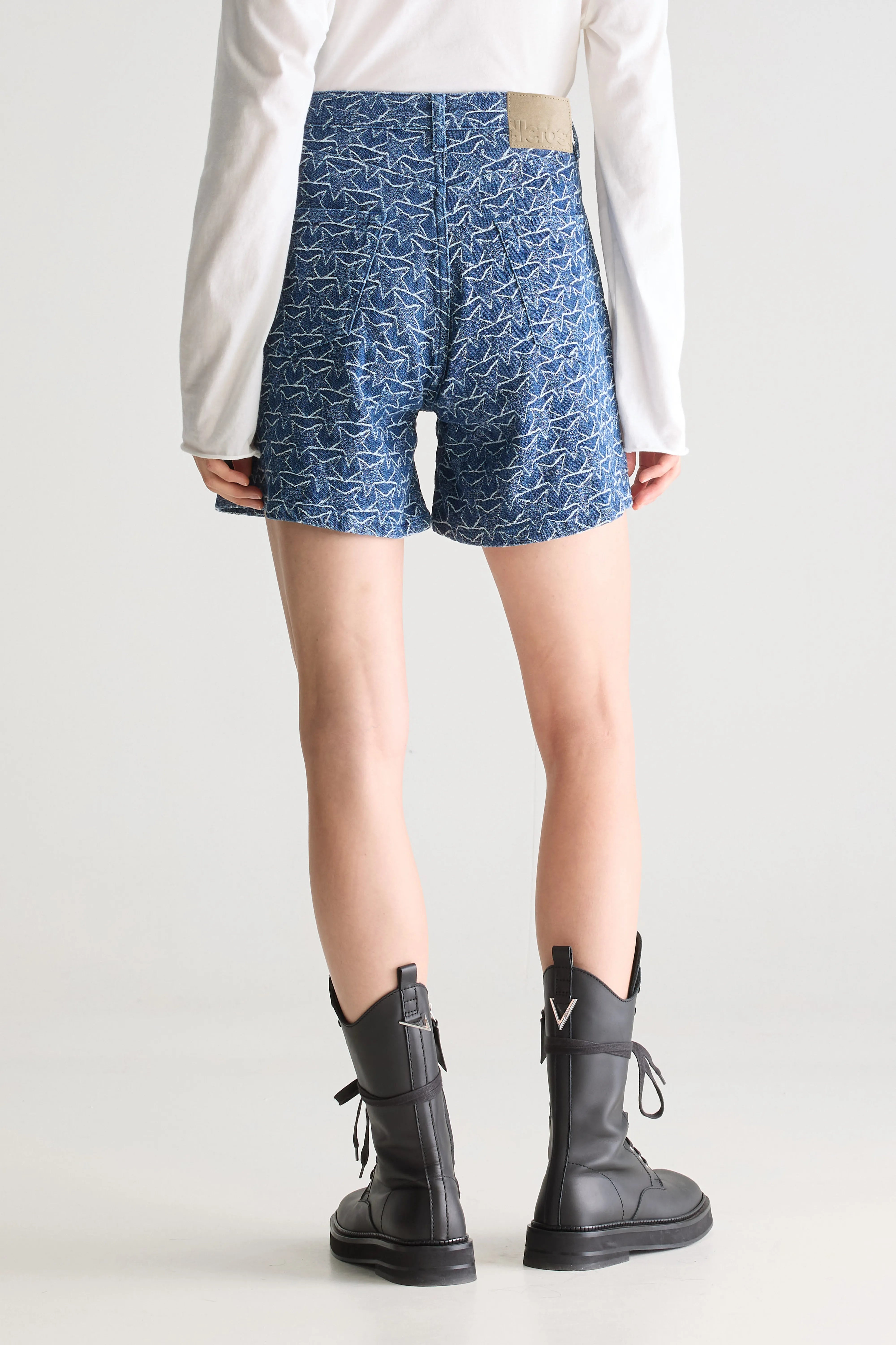 Pactol Wide Denim Shorts - Rinse For Women | Bellerose