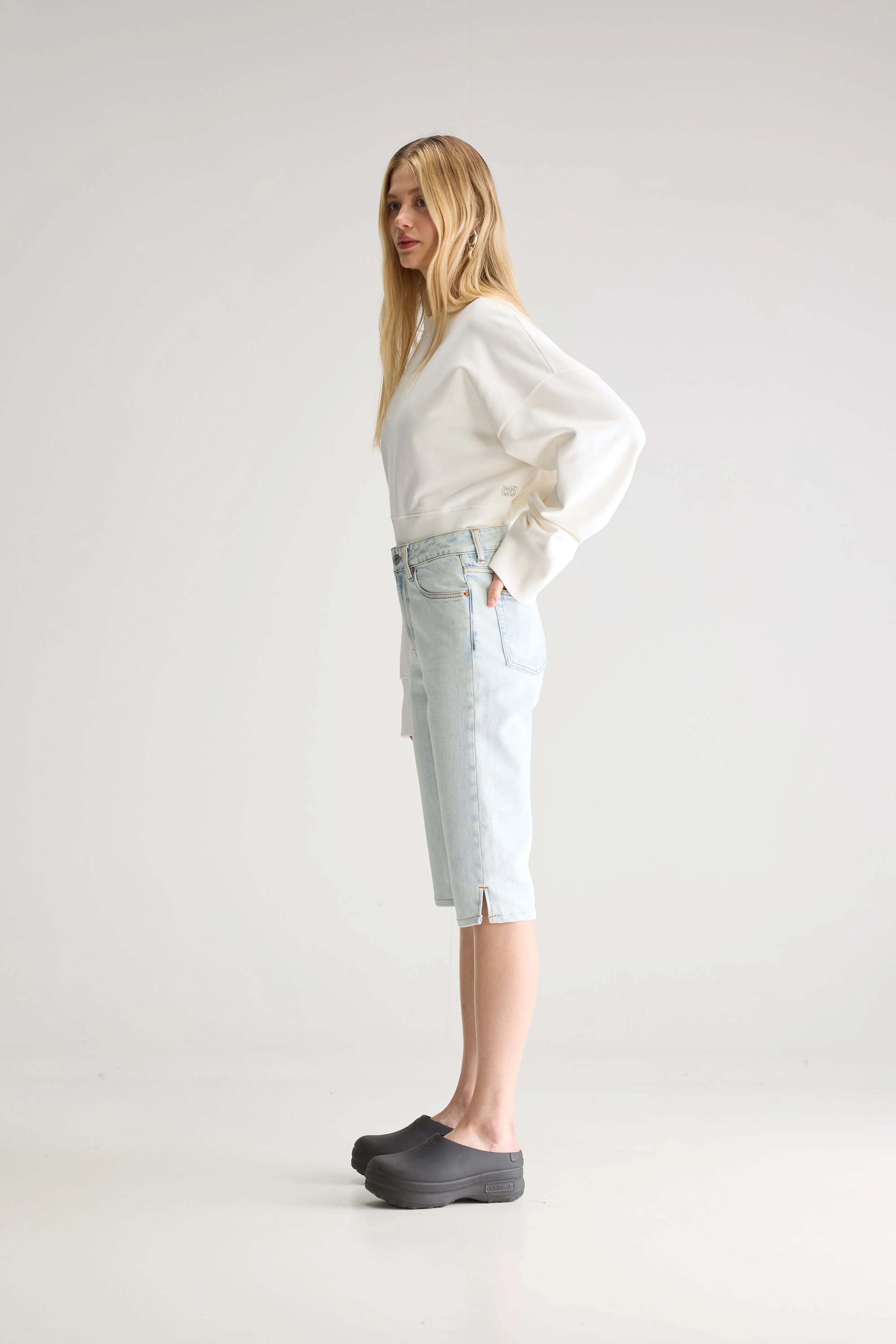 Pearce Capri Jeans - Lt blue bleach For Women | Bellerose