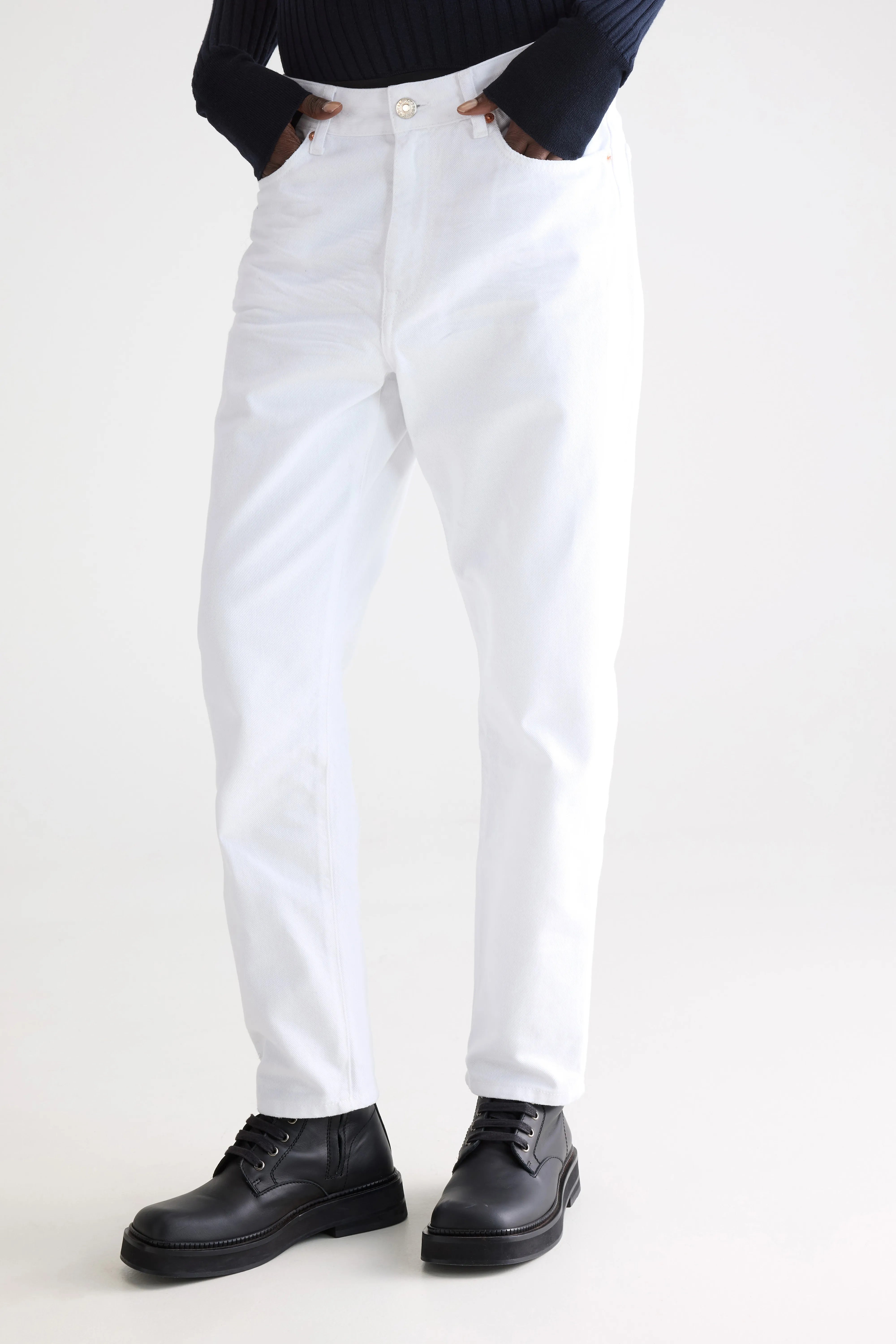 Denim N. 54 Tapered Jeans - White For Women | Bellerose