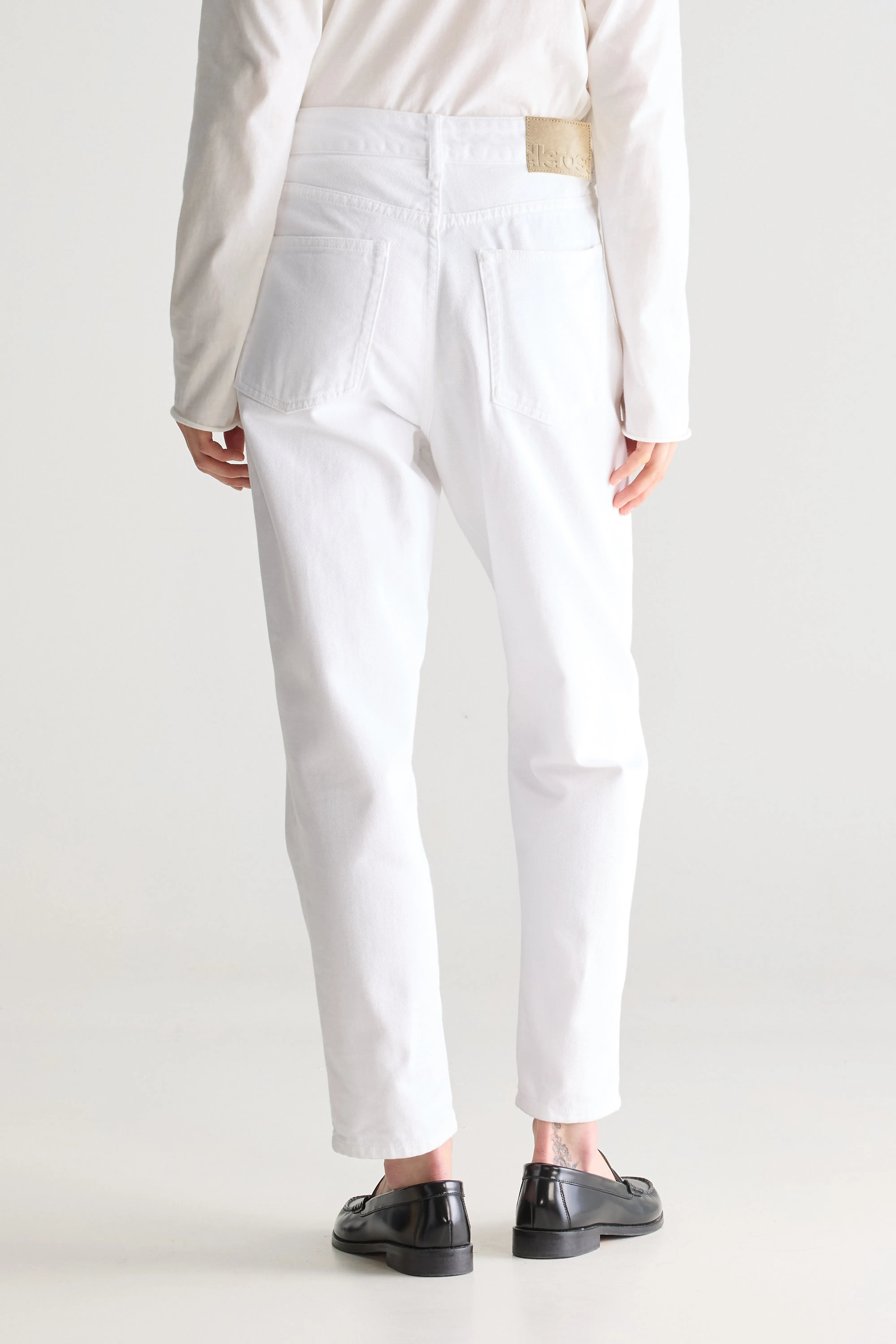 Denim N. 54 Tapered Jeans - White For Women | Bellerose