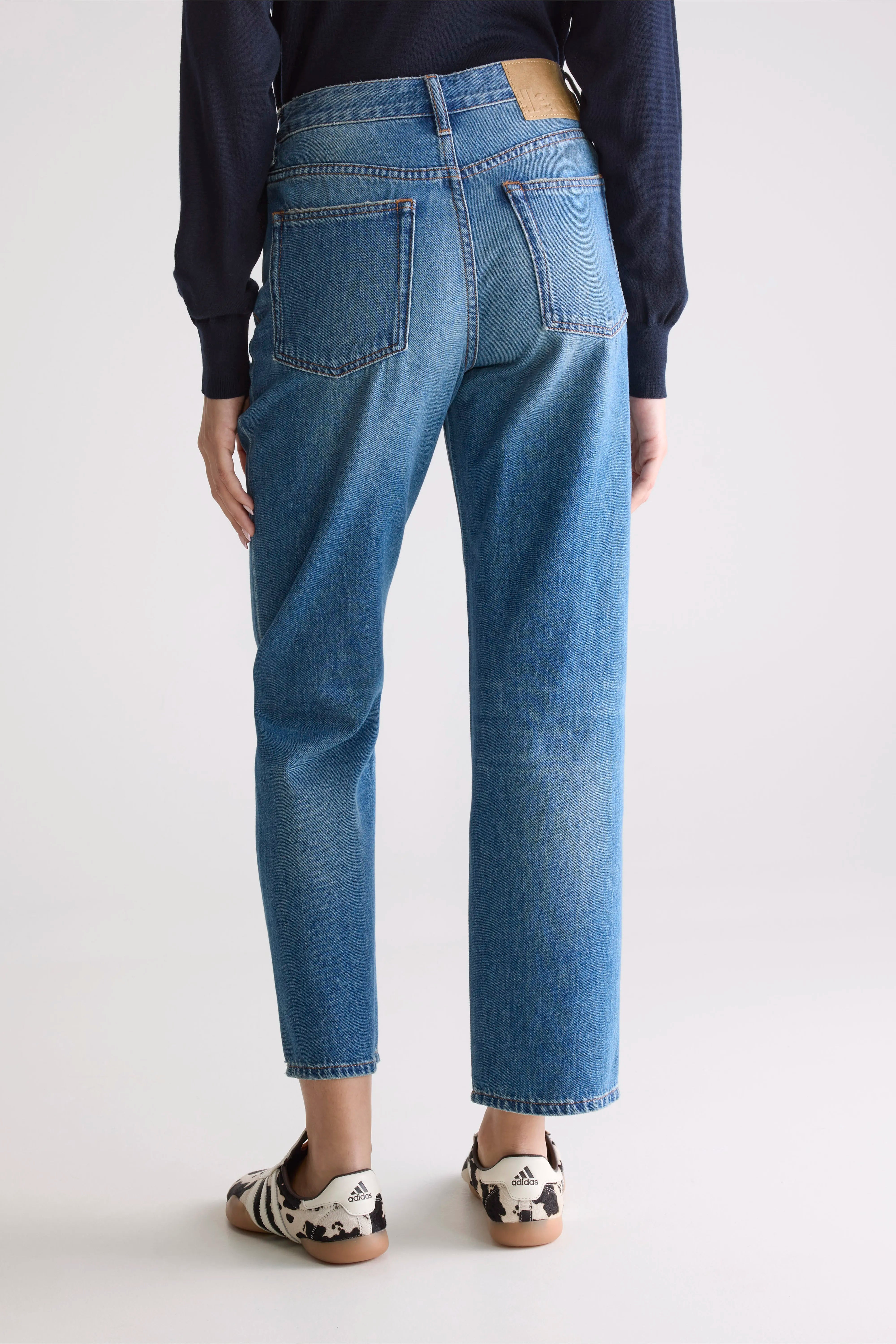 Denim N. 34 Jean Régulier - Used md blue Pour Femme | Bellerose