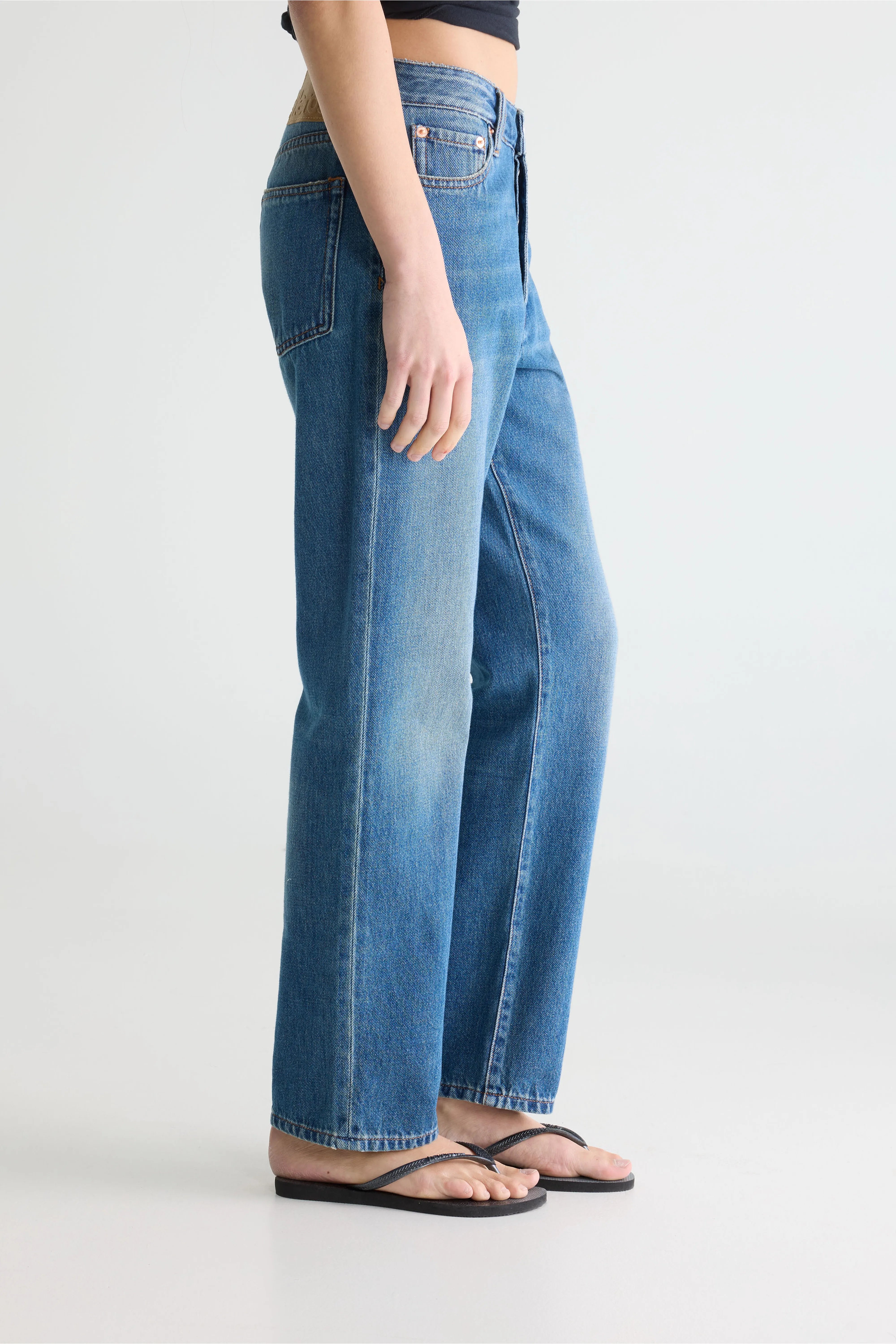 Denim N. 34 - Regular blauwe jeans (252 / W / USED MD BLUE)