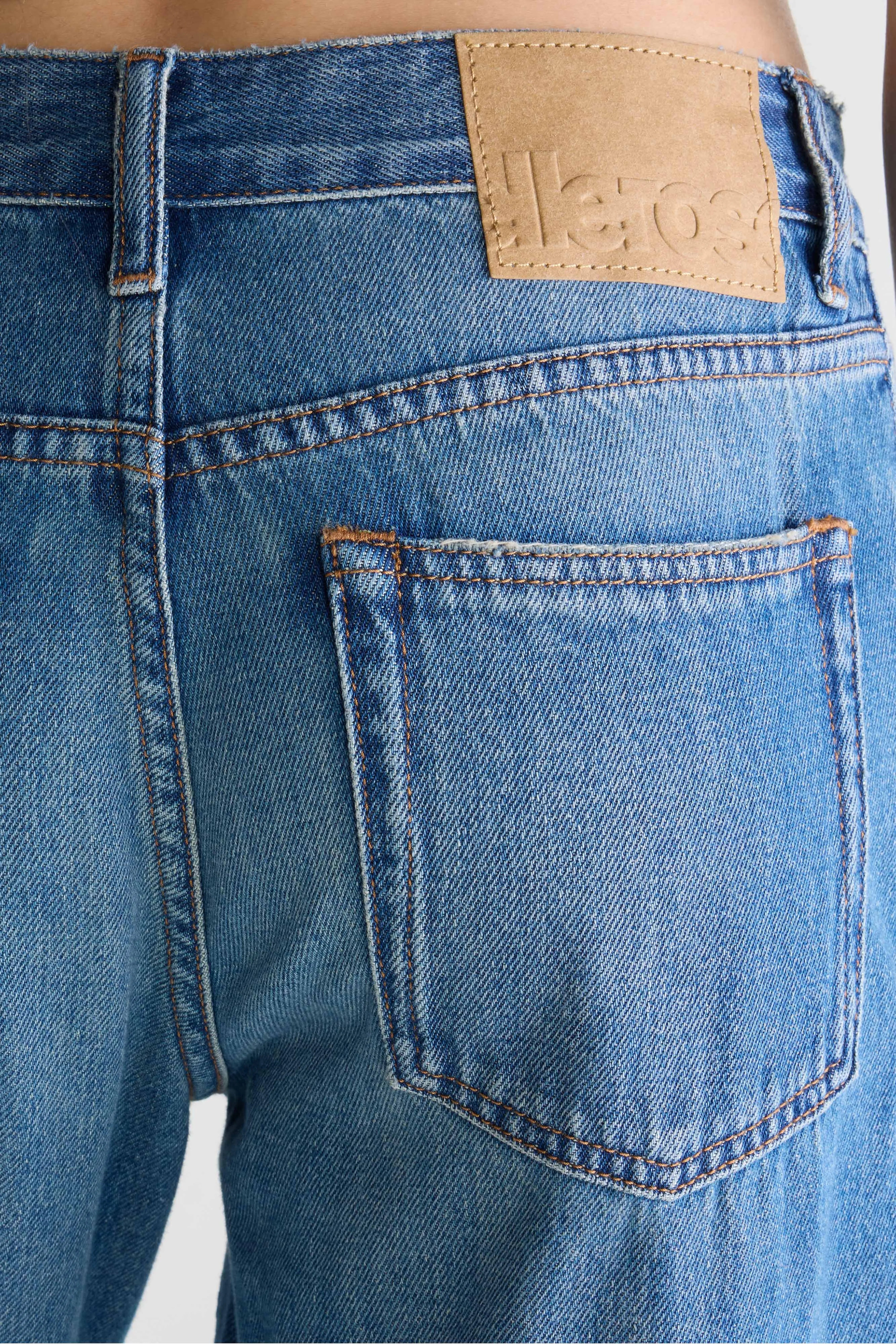 Denim N. 34 - Regular blauwe jeans (252 / W / USED MD BLUE)