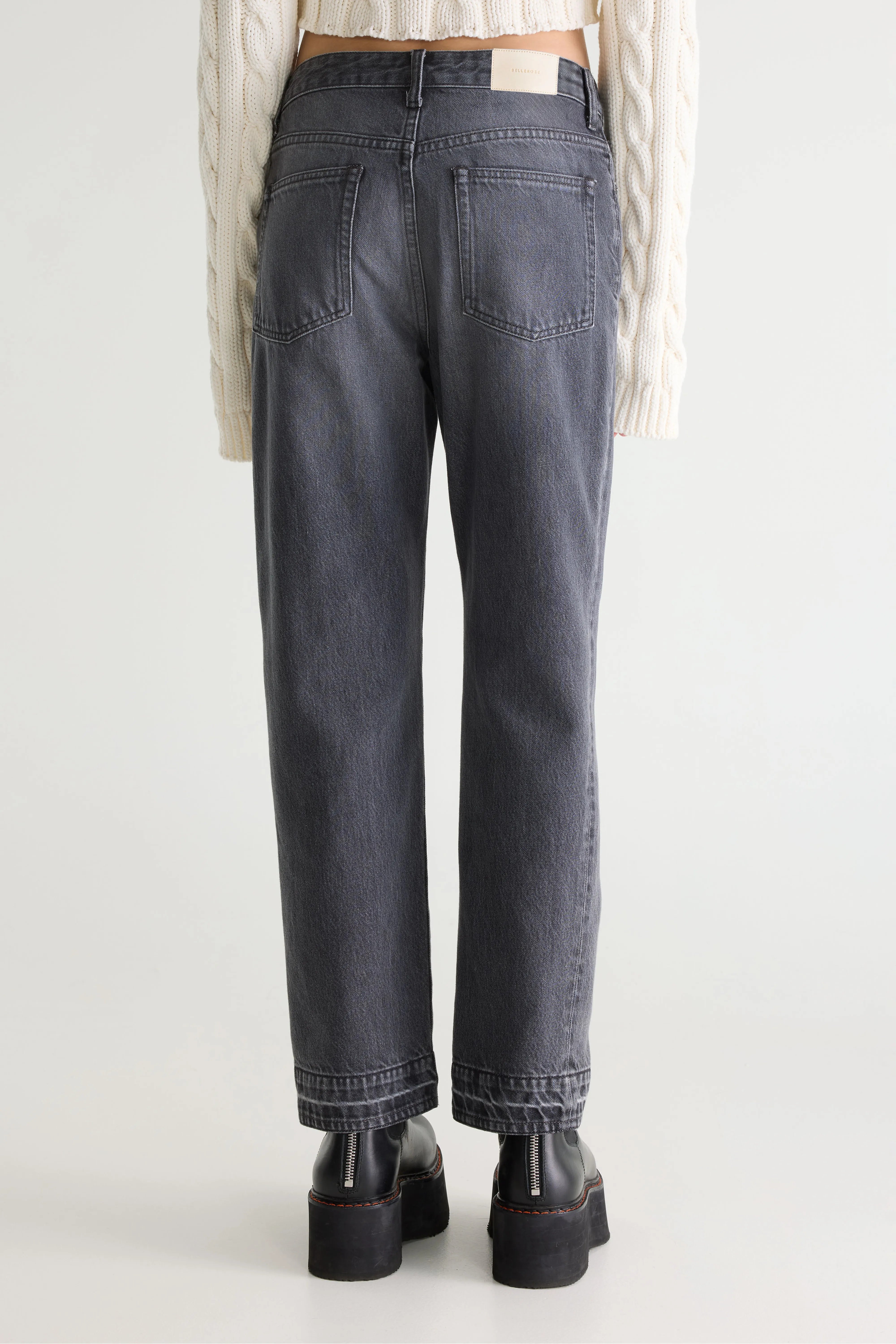 Denim N. 34 Regular Jeans - Used black Voor Dames | Bellerose