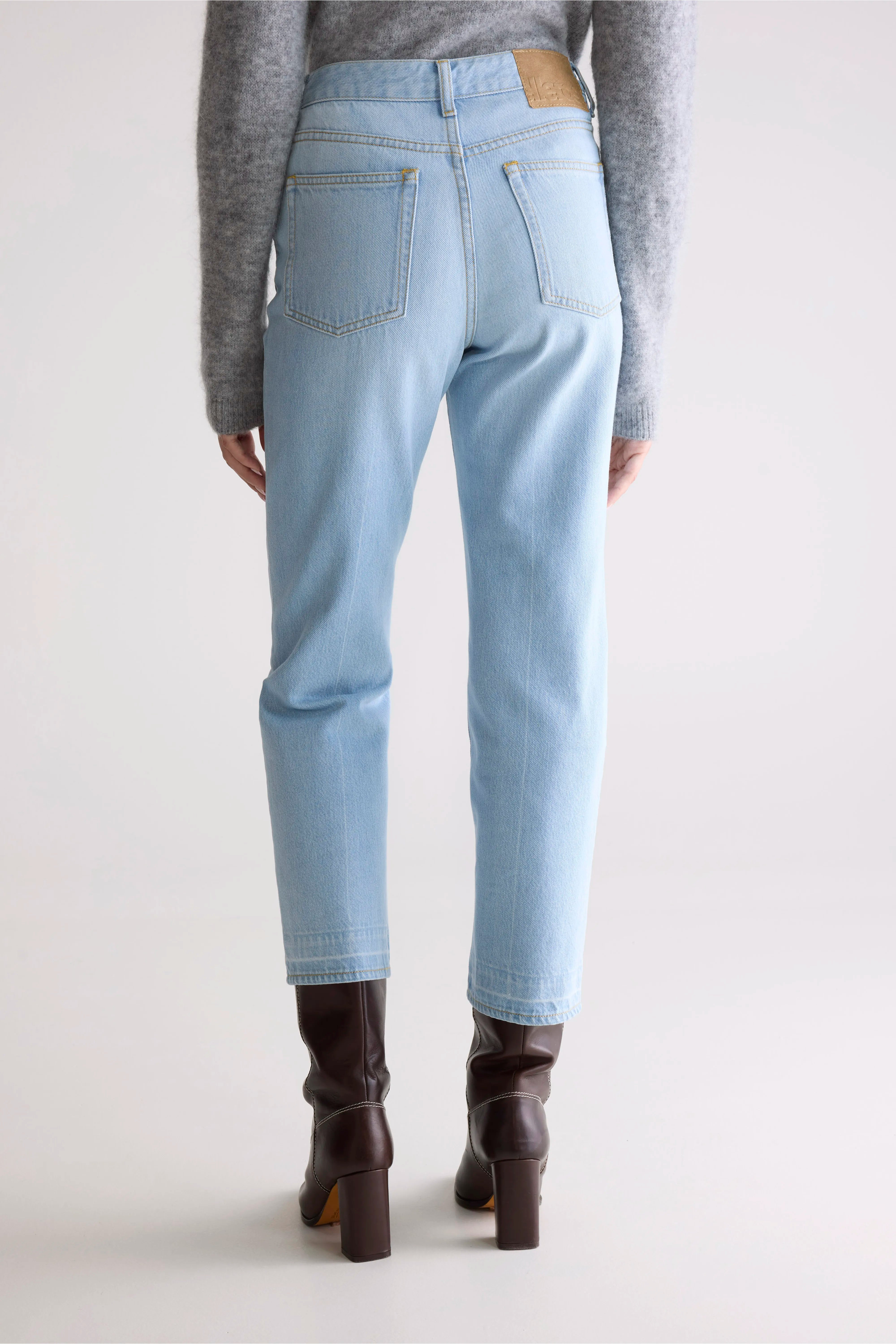 Denim N. 34 Jean Régulier - Used lt blue Pour Femme | Bellerose