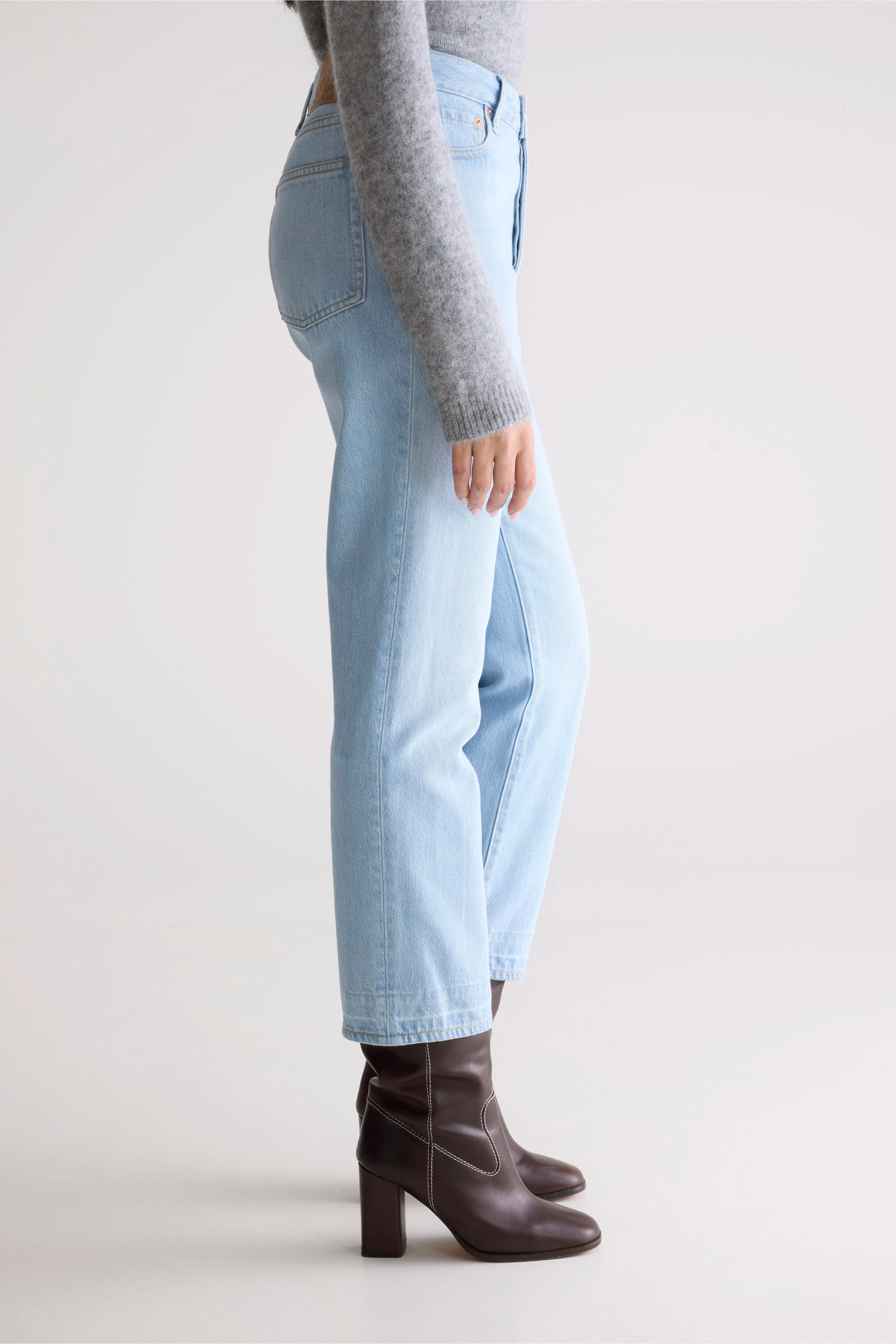 Denim N. 34 Jean Régulier - Used lt blue Pour Femme | Bellerose