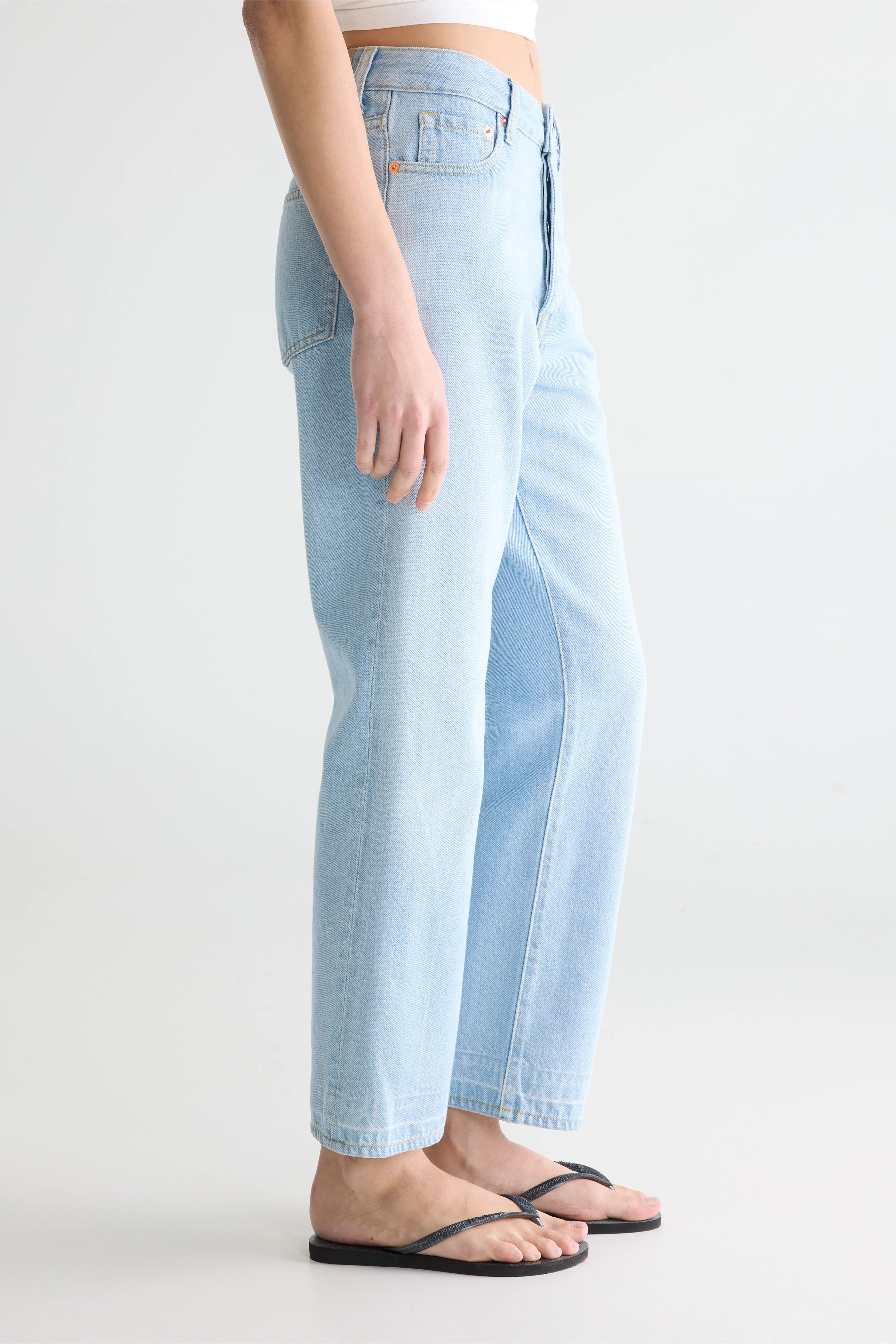Denim N. 34 Regular Jeans - Used light blue Voor Dames | Bellerose