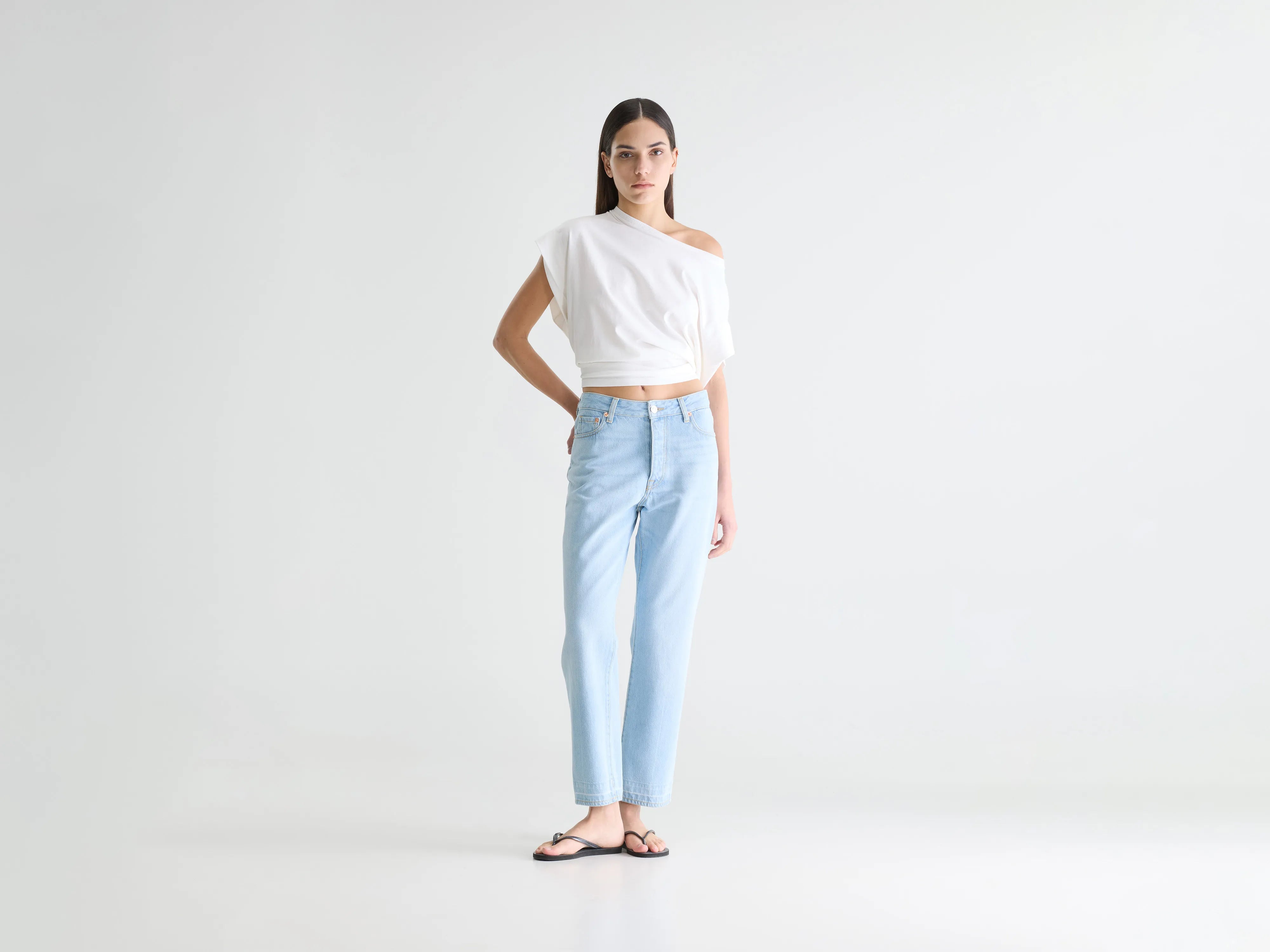 Denim N. 34 regular jeans (242 / W / USED LT BLUE)