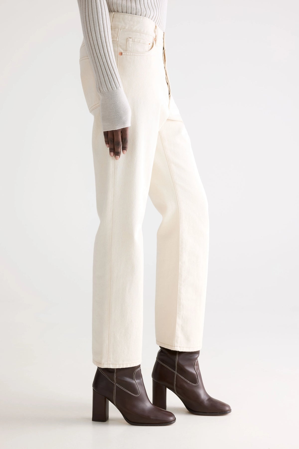 Denim N. 34 - Regular Ecru Jeans - Natural Für Women | Bellerose