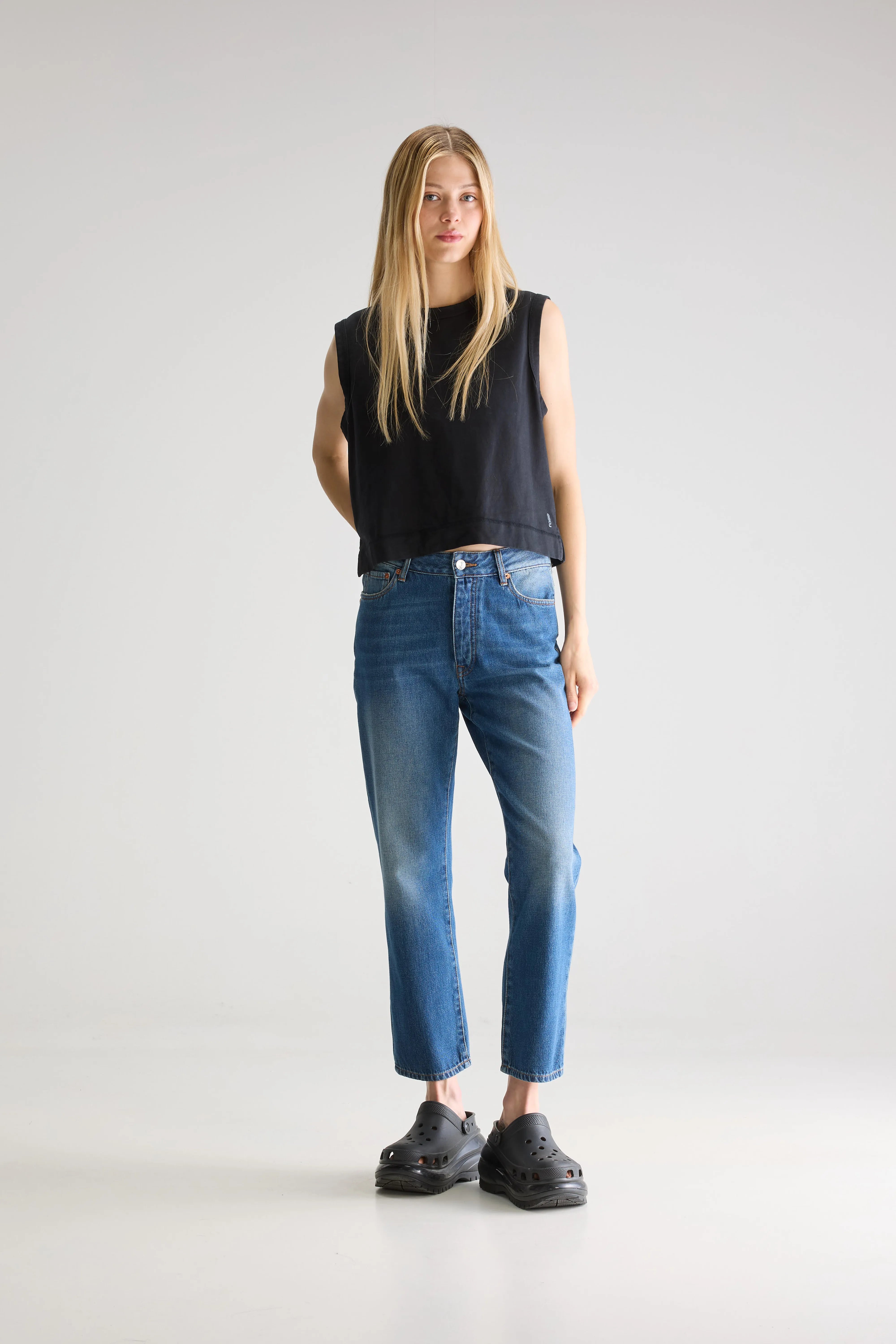 Denim N. 34 Regular Jeans - Used lt blue For Women | Bellerose