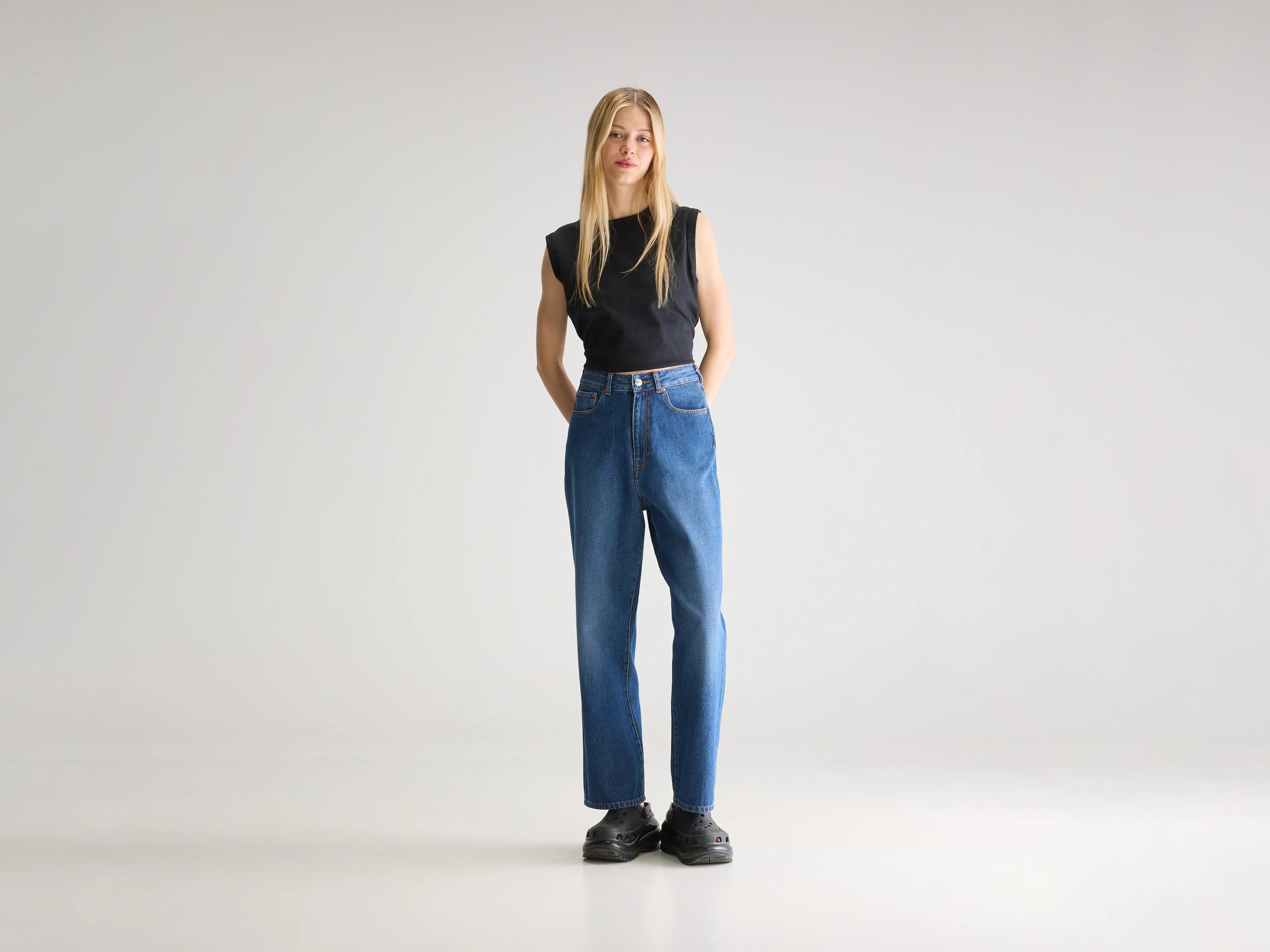 Denim N. 61 wide jeans (252 / W / STONE WASH)
