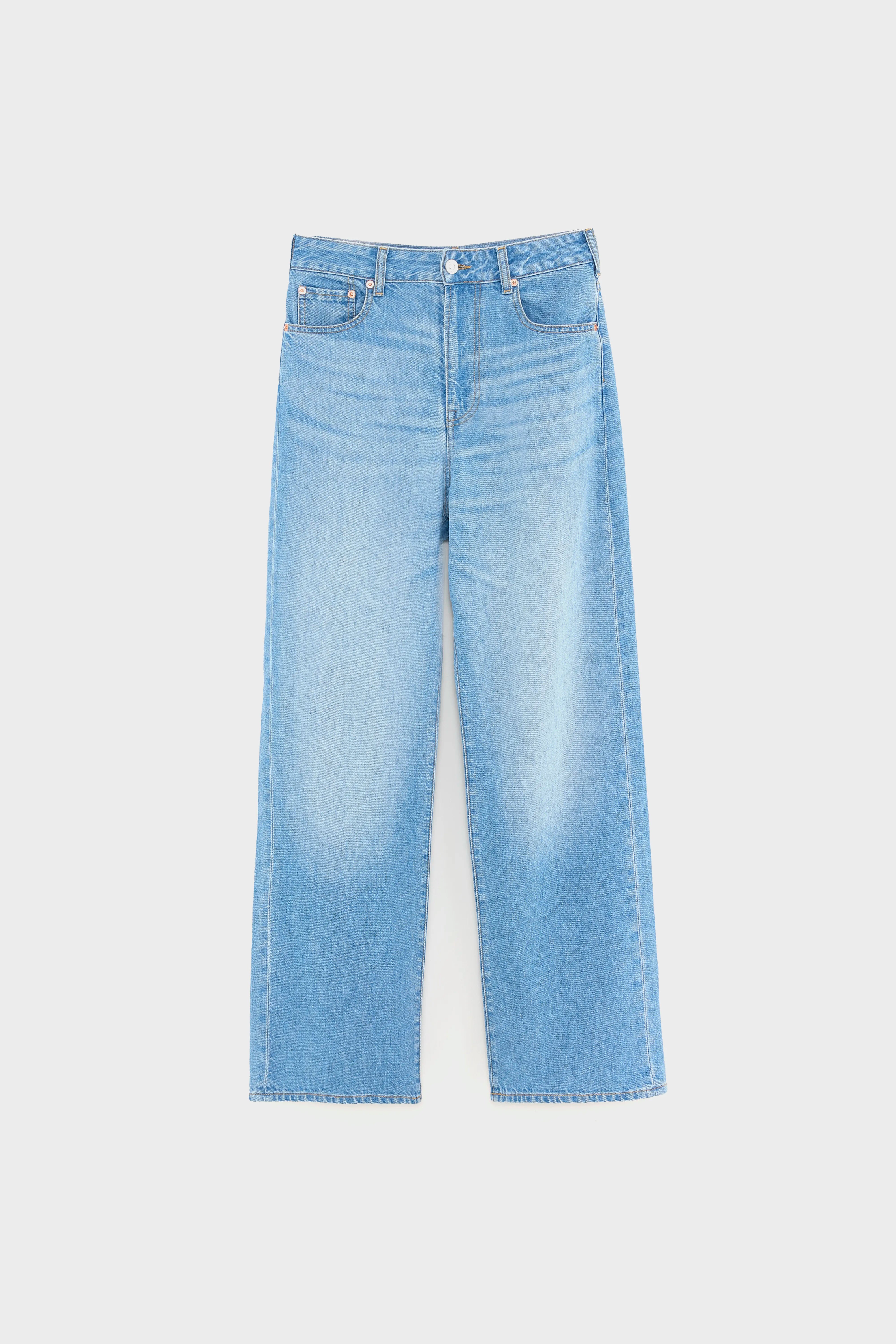 Denim N. 61 - Wijde lichtblauwe jeans (252 / W / VINTAGE LT BLUE)